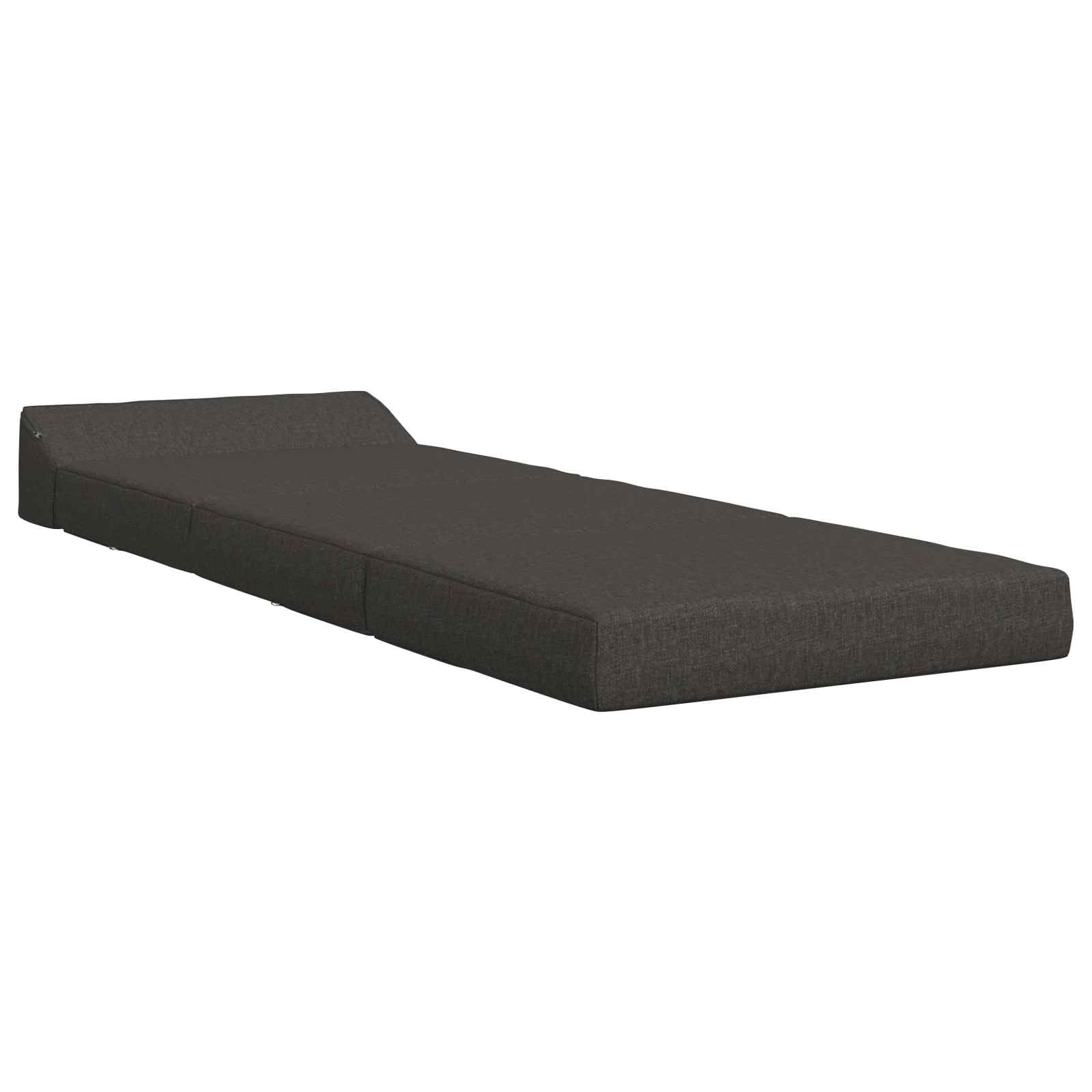 Sofa na razvlačenje Tamnosiva 200 x 70 x 10 cm Tkanina