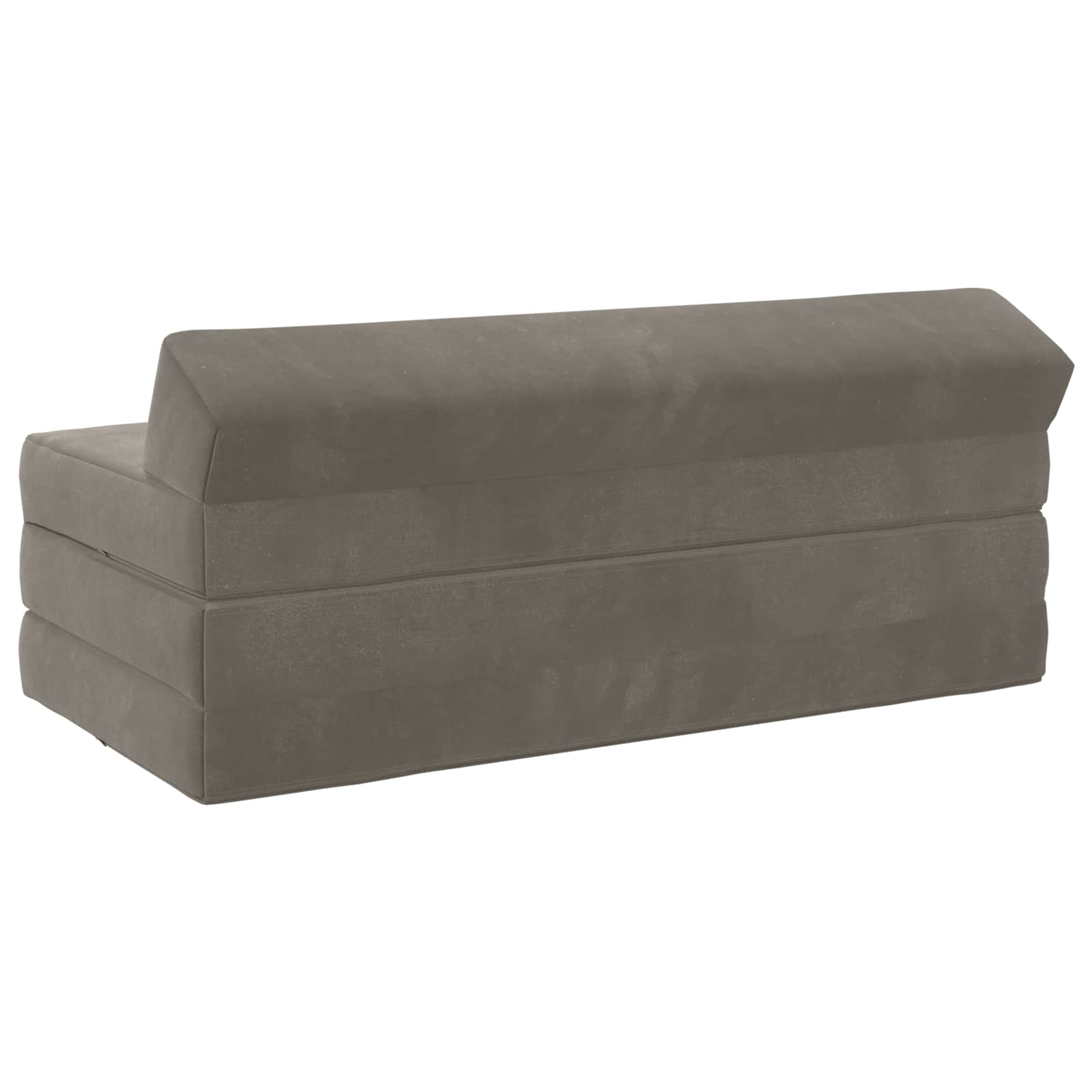 Sofa na razvlačenje Svjetlosiva 120 x 60 x 49 cm Tkanina