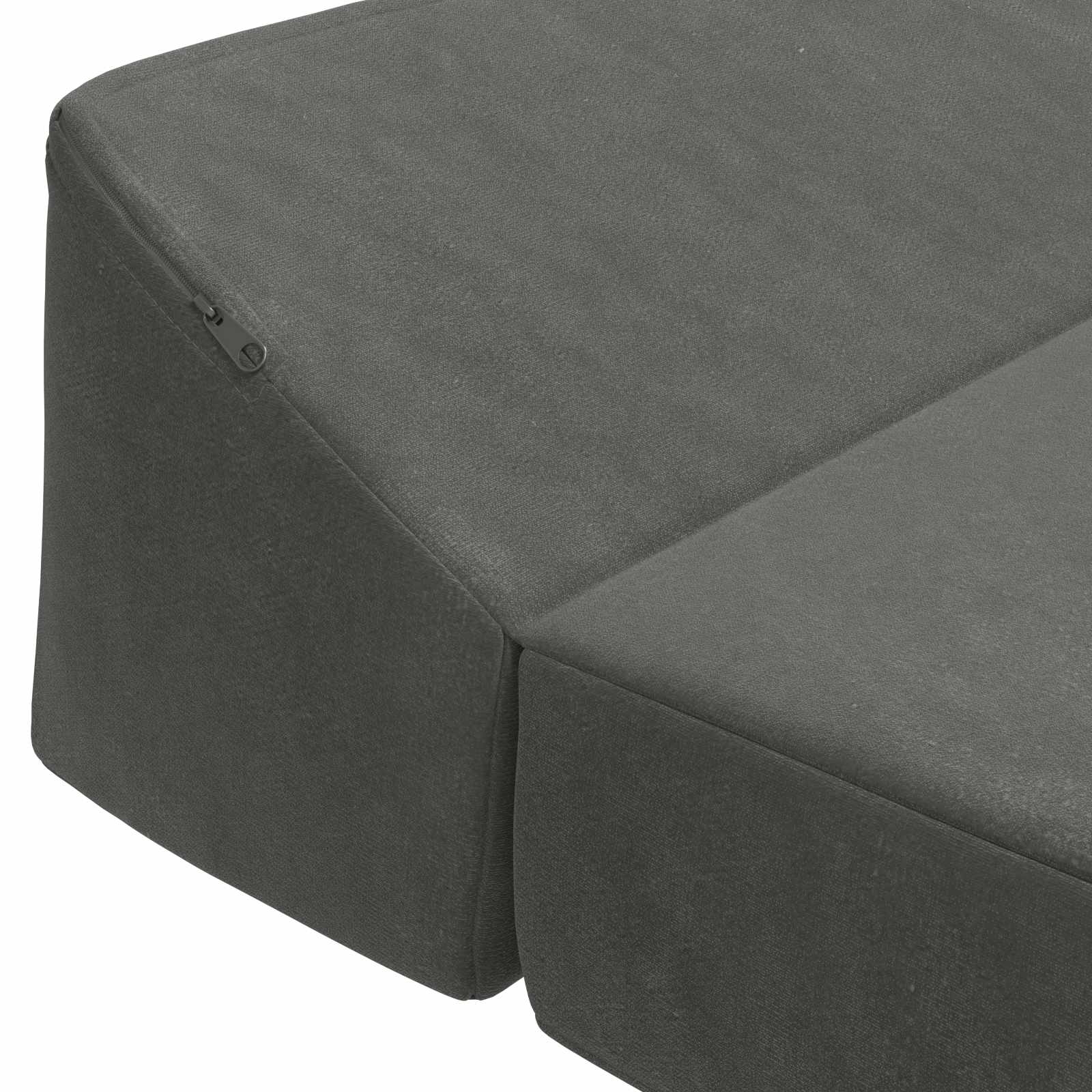Sofa na razvlačenje Tamnosiva 120 x 60 x 49 cm Tkanina