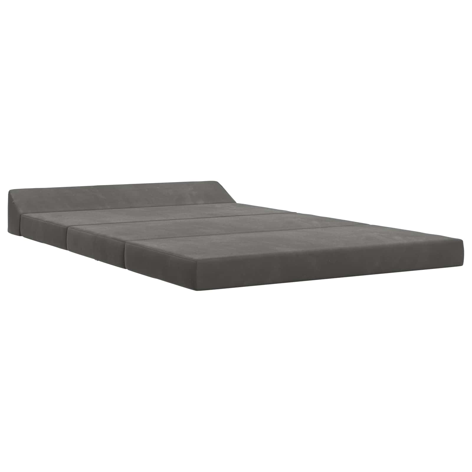 Sofa na razvlačenje Tamnosiva 120 x 60 x 49 cm Tkanina