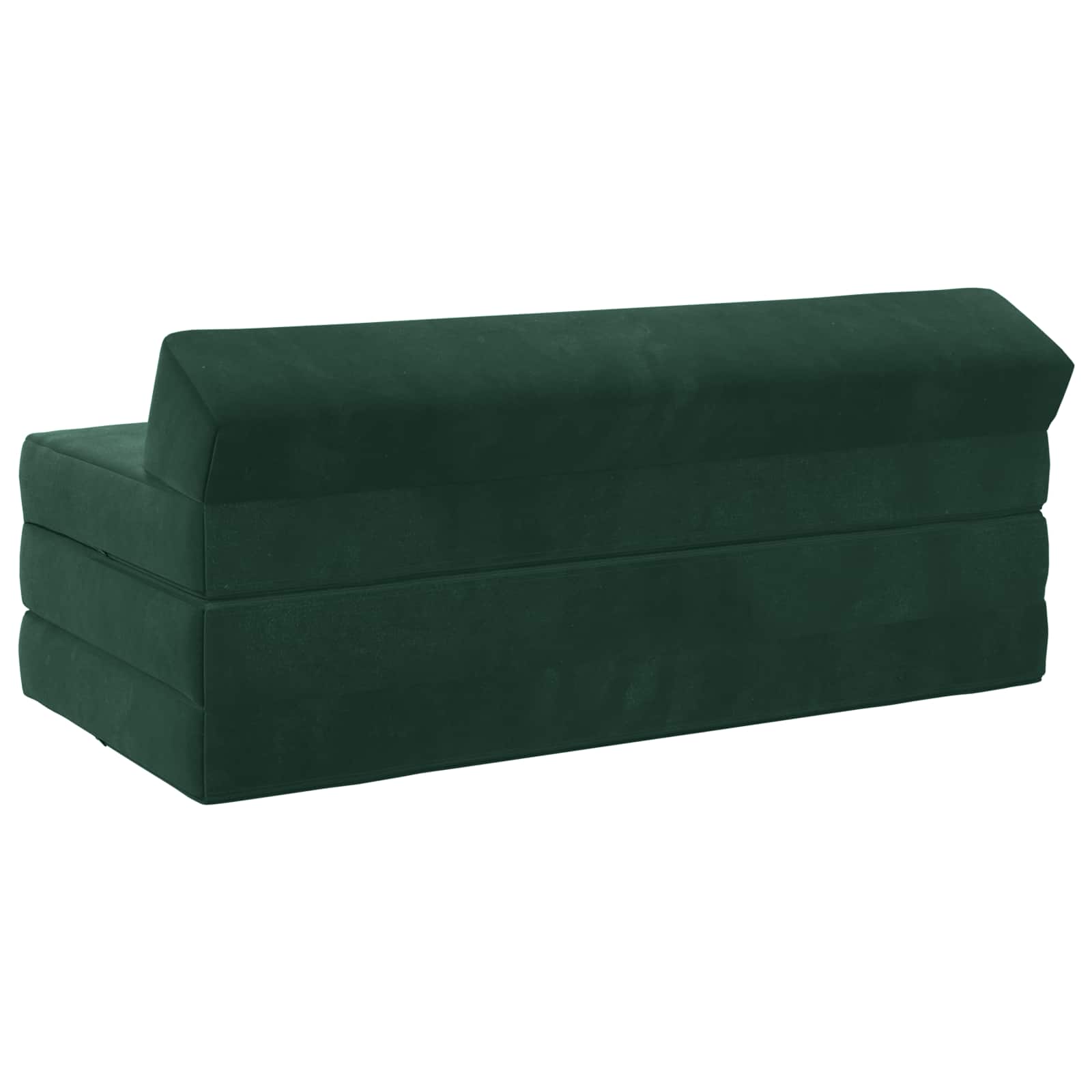 Sofa na razvlačenje Tamnozelena 120 x 60 x 49 cm Tkanina