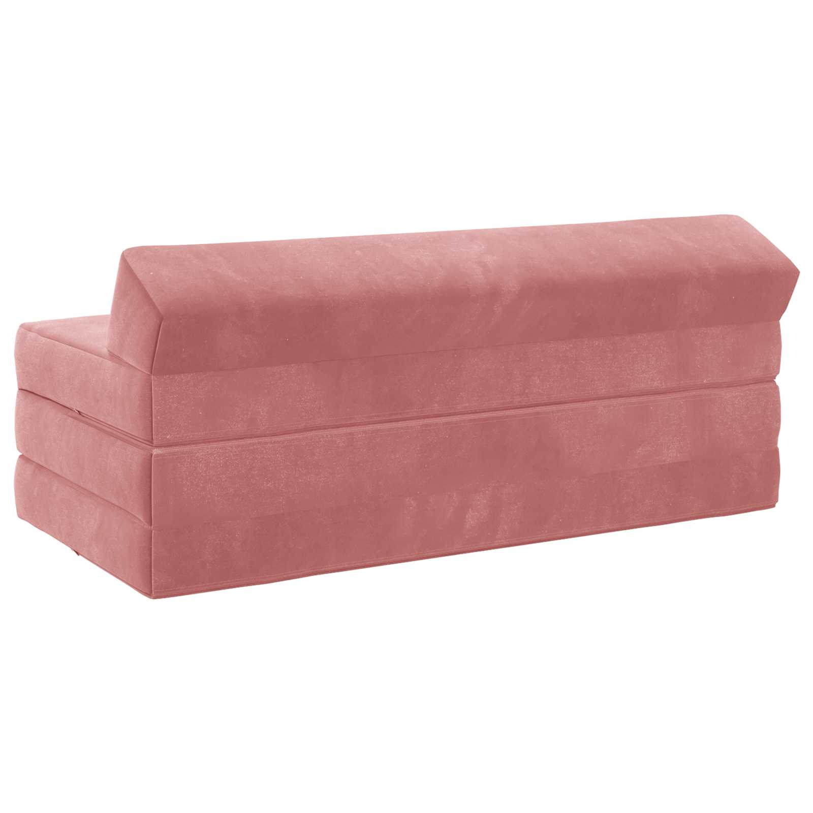 Sofa na razvlačenje Ružičasta 120 x 60 x 49 cm Tkanina