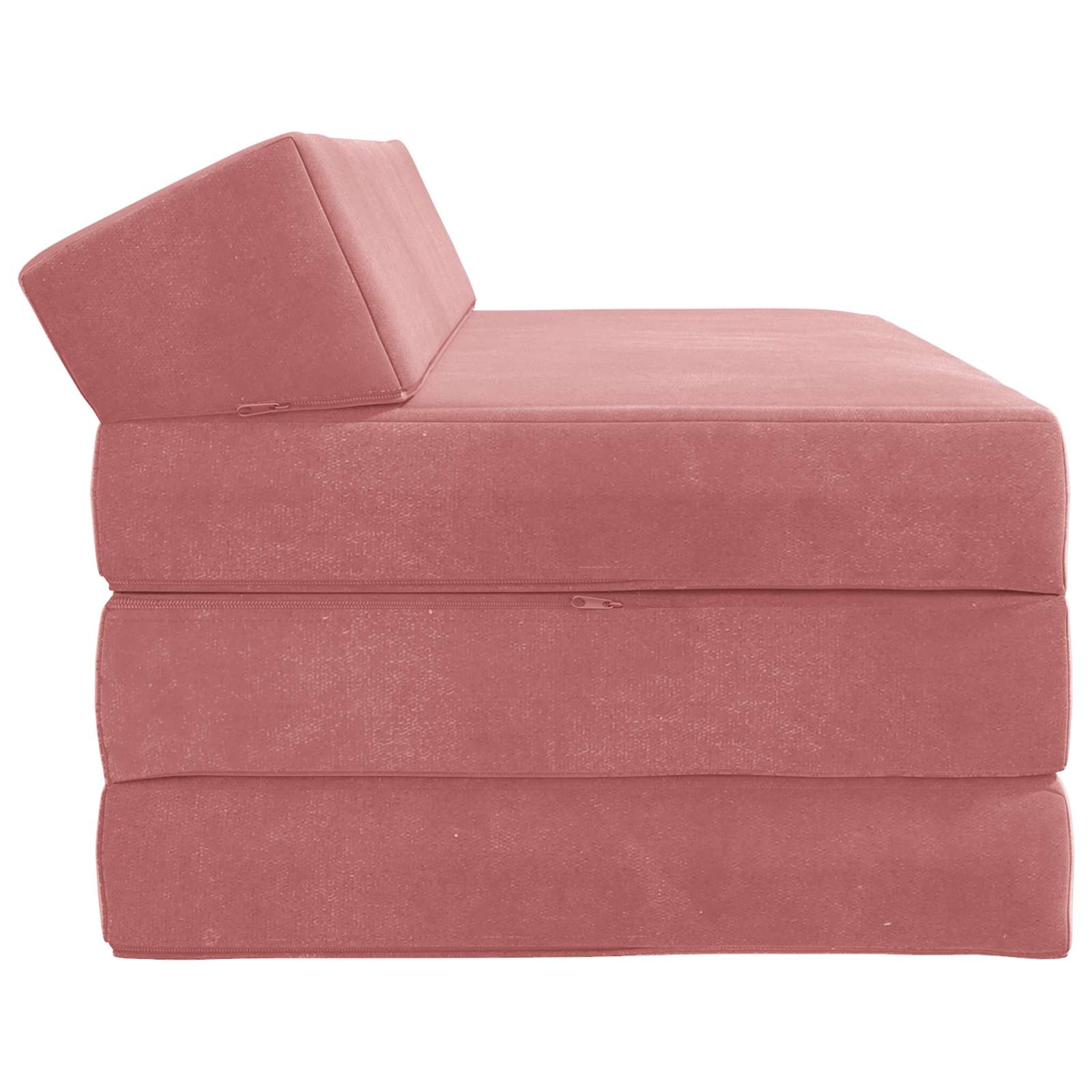 Sofa na razvlačenje Ružičasta 120 x 60 x 49 cm Tkanina