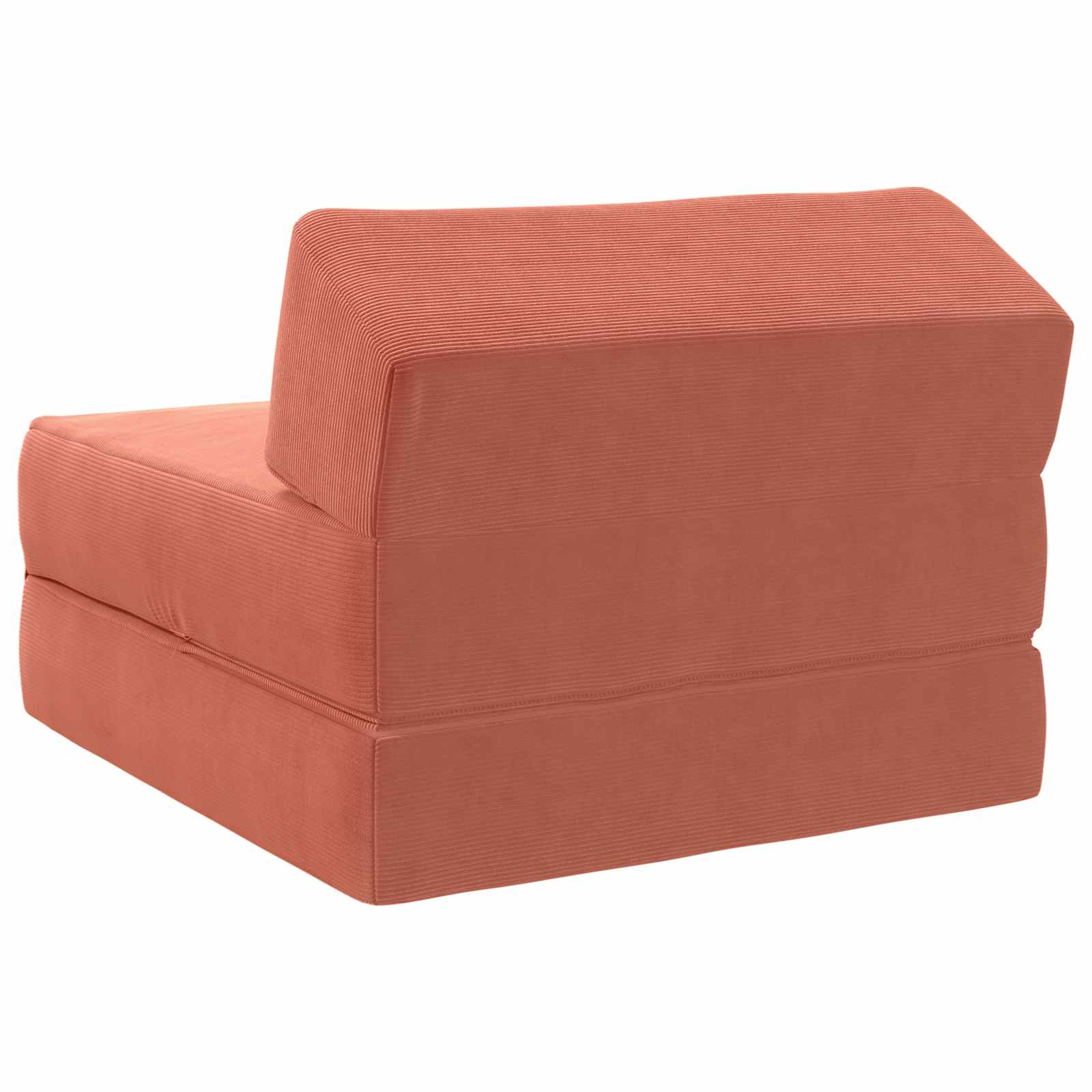 Sofa na razvlačenje Crvena narančasta 60 x 70 x 41 cm Tkanina