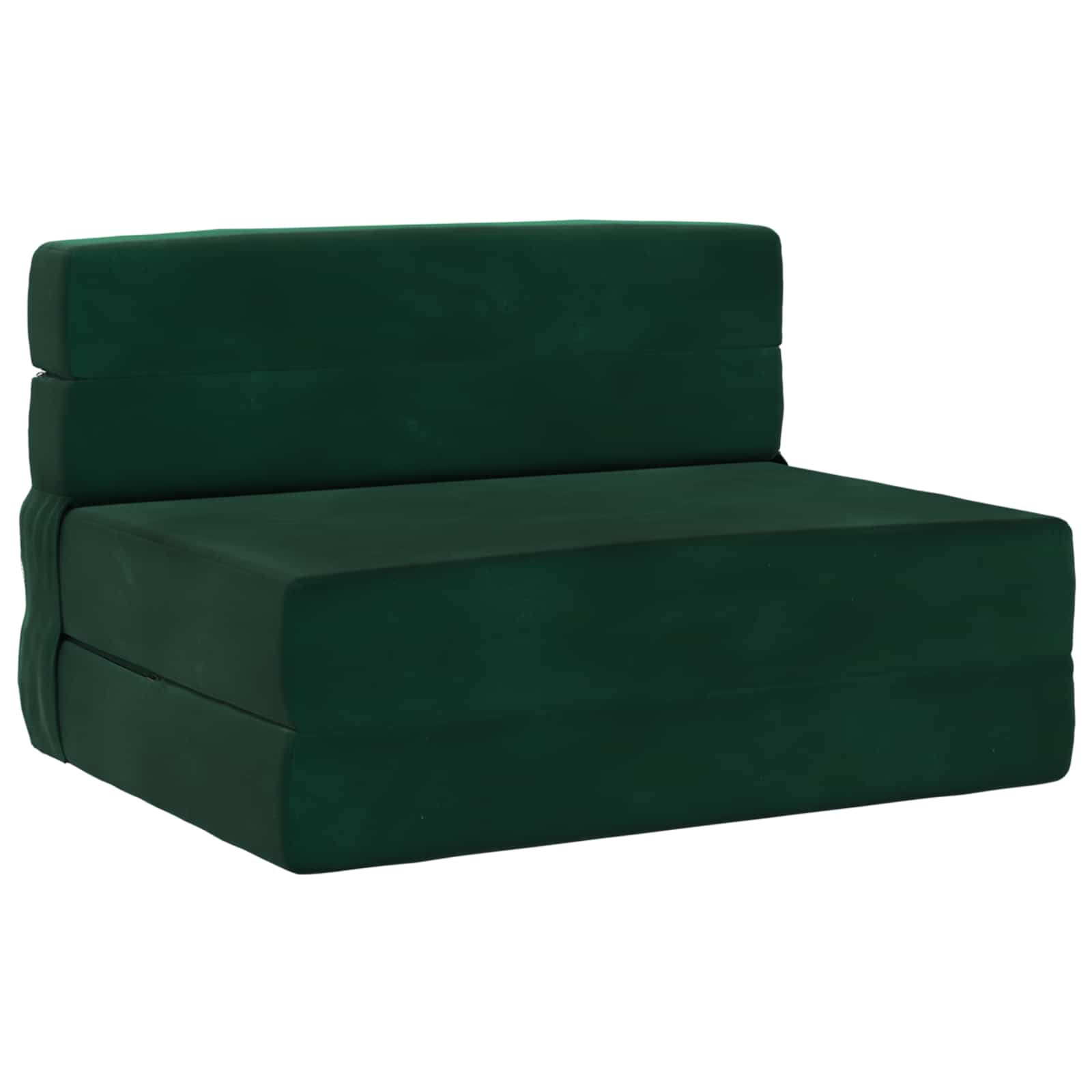 Sofa na razvlačenje Tamnozelena 70 x 72 x 60 cm Tkanina