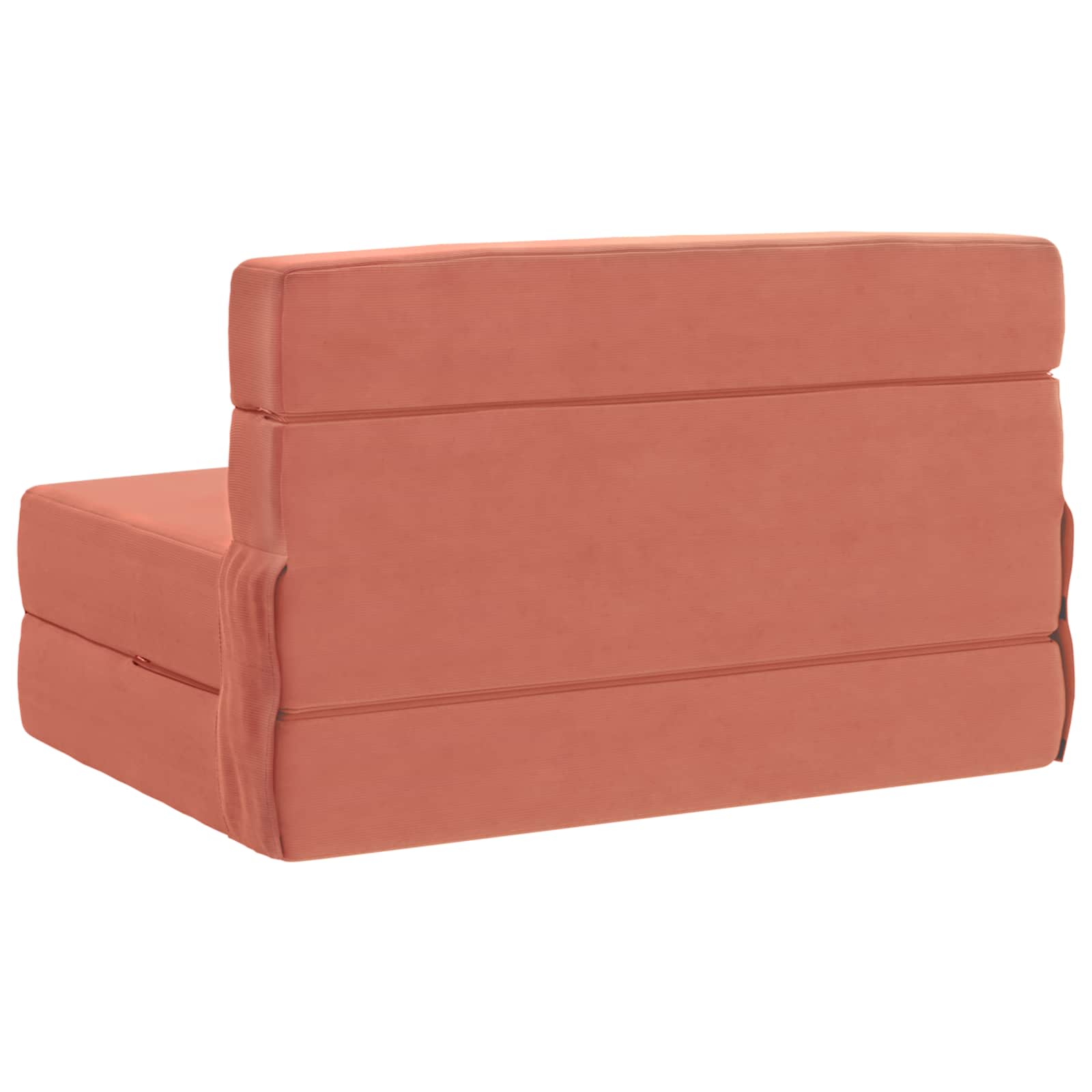 Sofa na razvlačenje Crvena narančasta 70 x 72 x 60 cm Tkanina