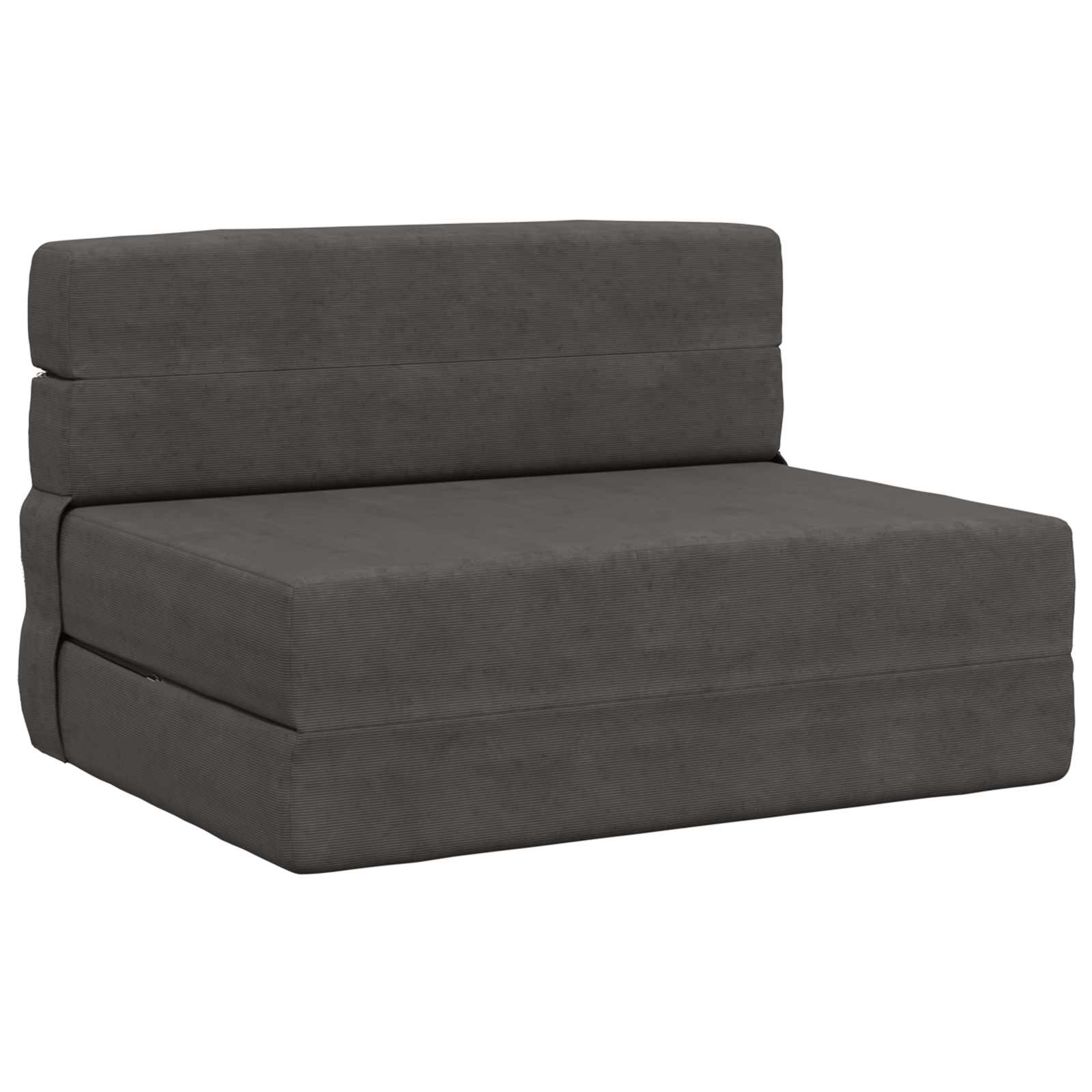 Sofa na razvlačenje Tamnosiva 70 x 80 x 60 cm Tkanina
