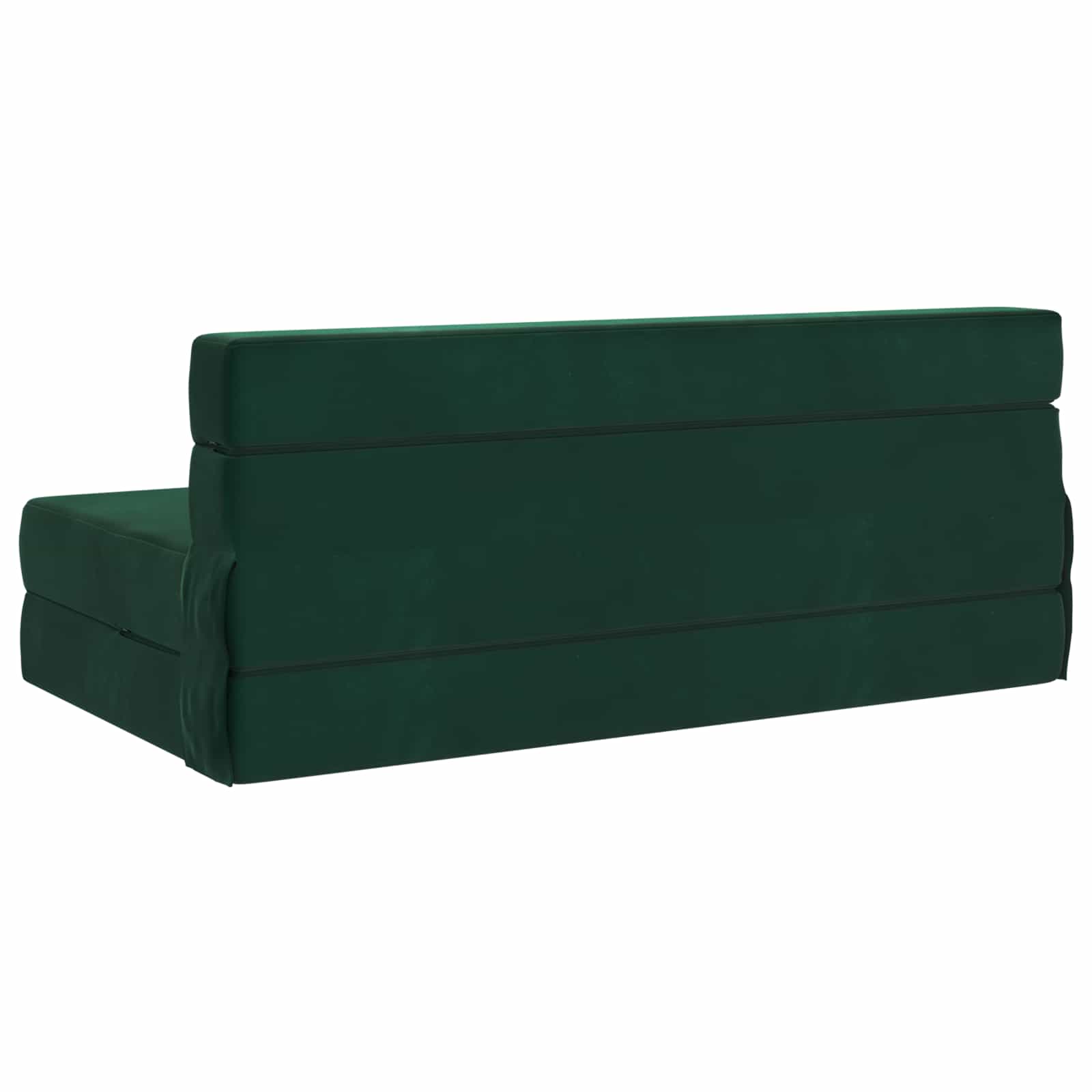 Sofa na razvlačenje Tamnozelena 152 x 86,5 x 60 cm Tkanina