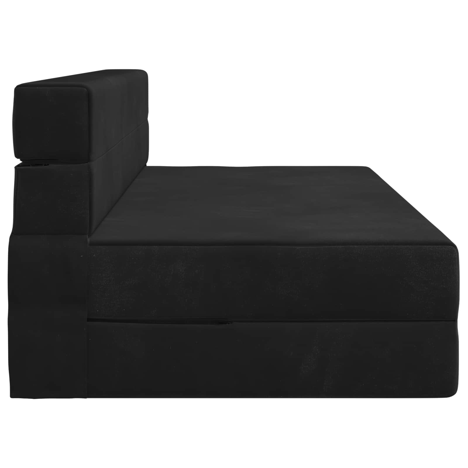 Sofa na razvlačenje Crna 152 x 86,5 x 60 cm Tkanina