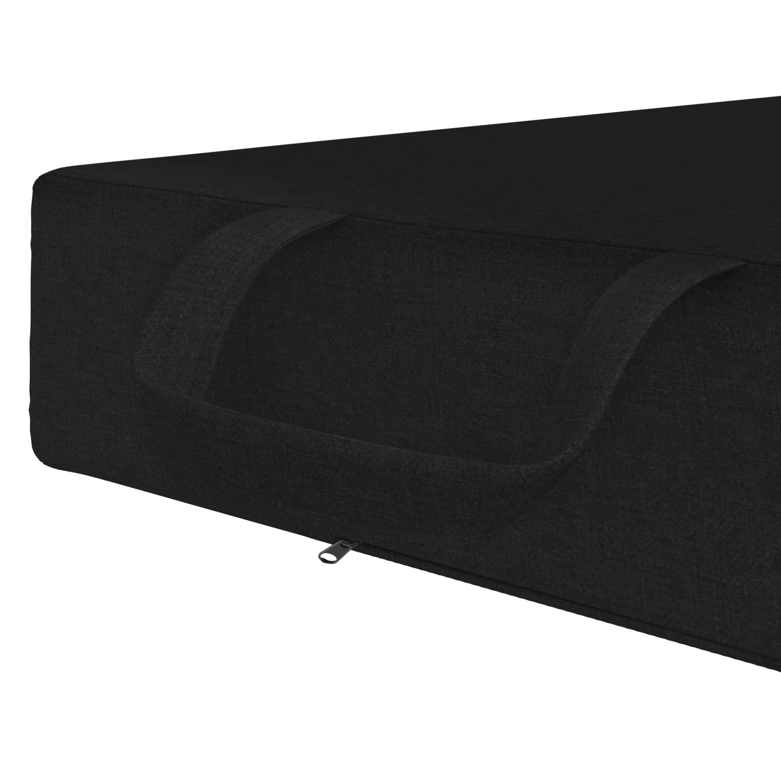 Sofa na razvlačenje 75 x 63 x 45 cm Crna