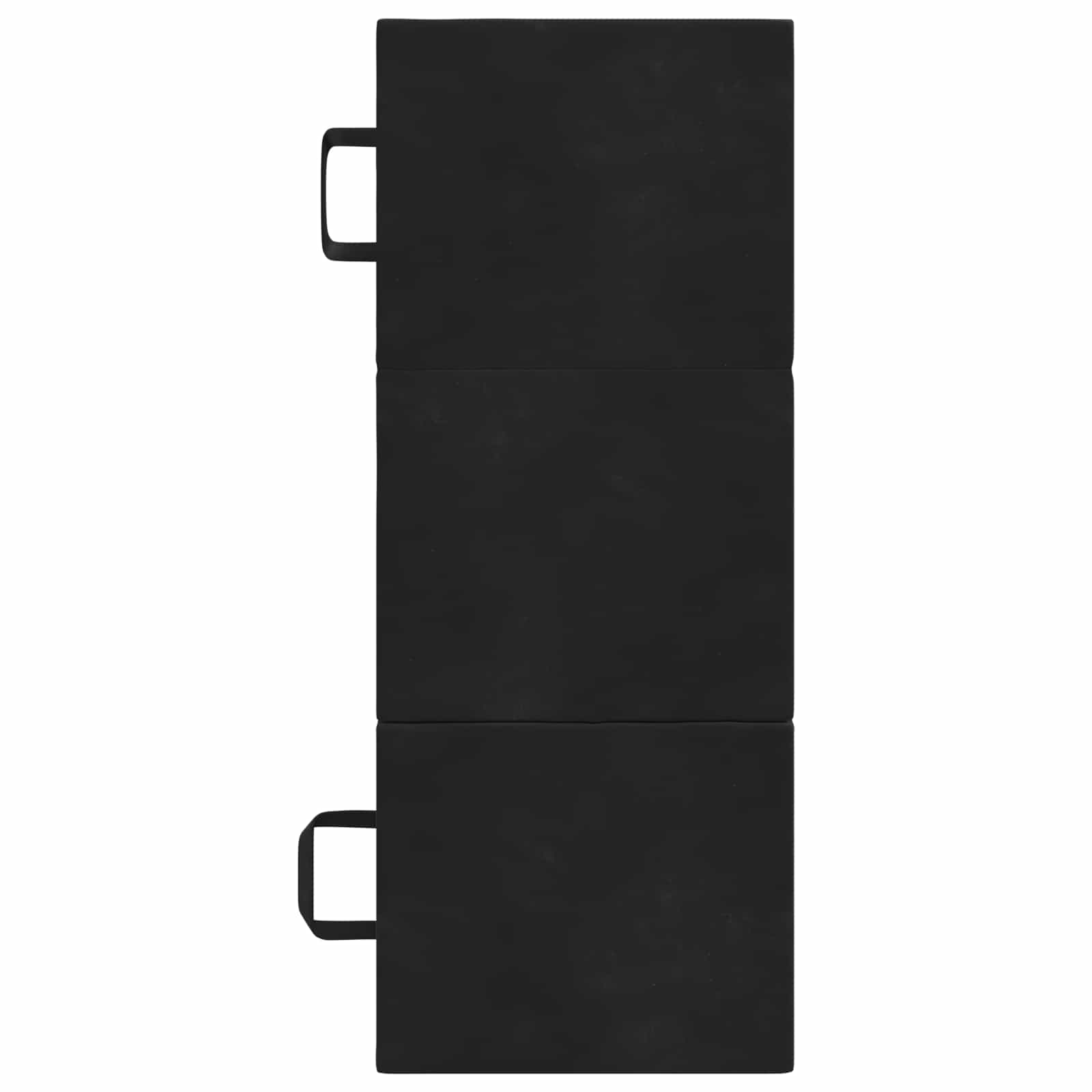 Sofa na razvlačenje 75 x 63 x 45 cm Crna