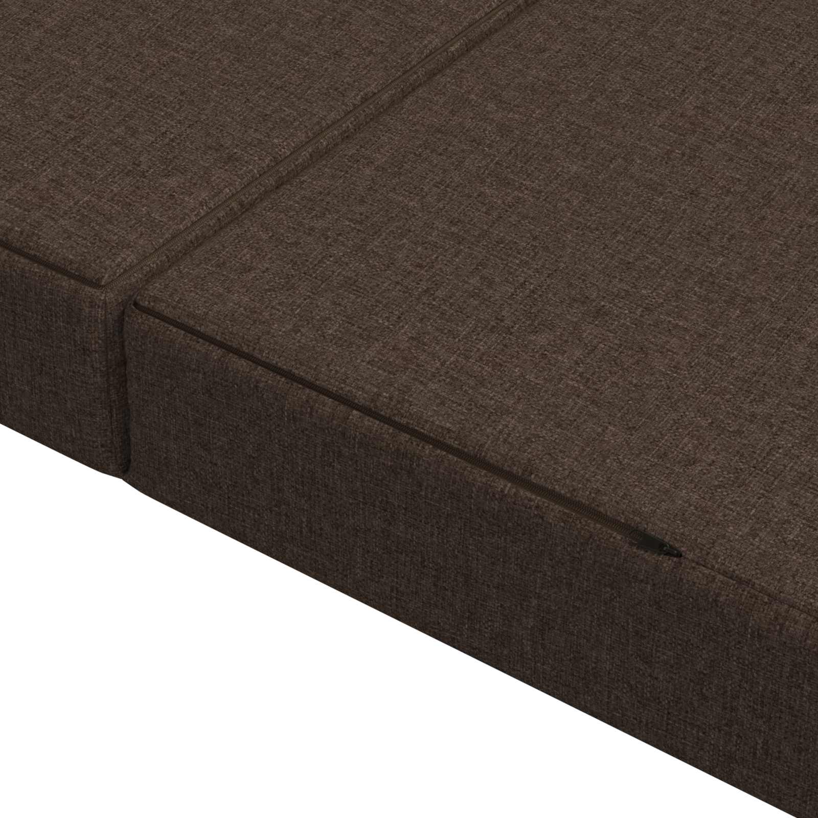 Sofa na razvlačenje 80 x 67 x 45 cm Sivosmeđa