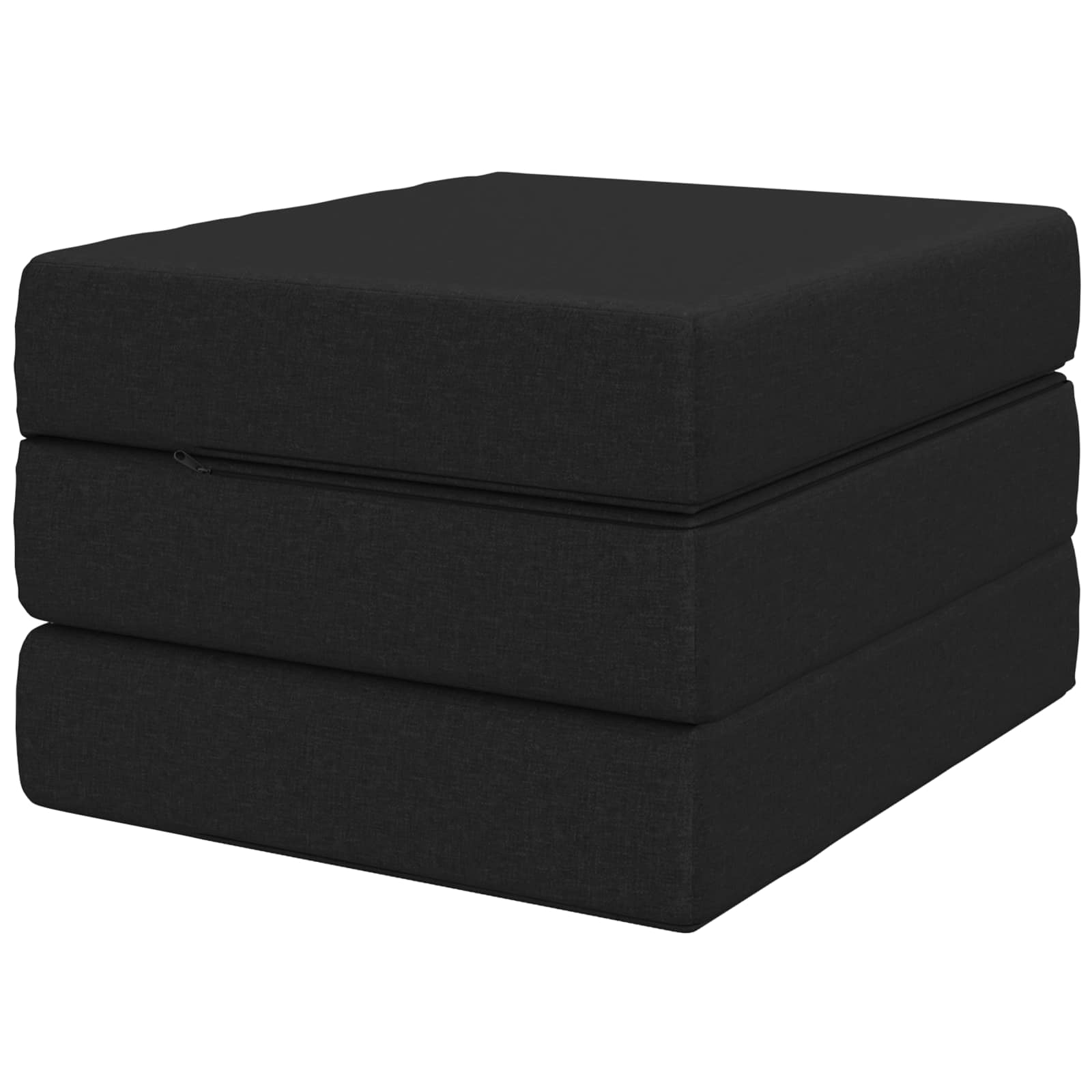 Sofa na razvlačenje 90 x 67 x 45 cm Crna