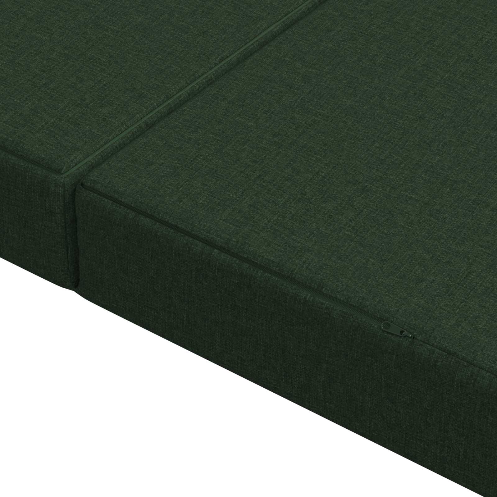 Sofa na razvlačenje 100 x 67 x 45 cm Tamnozelena