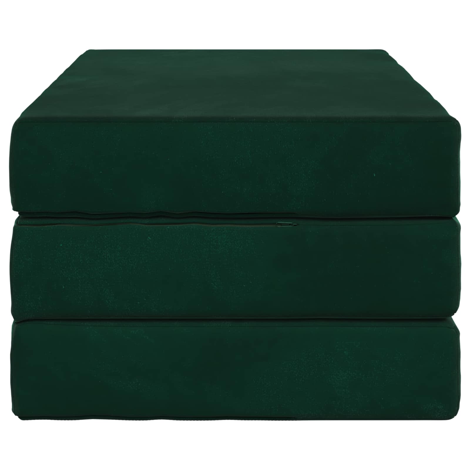 Sofa na razvlačenje 100 x 67 x 45 cm Tamnozelena