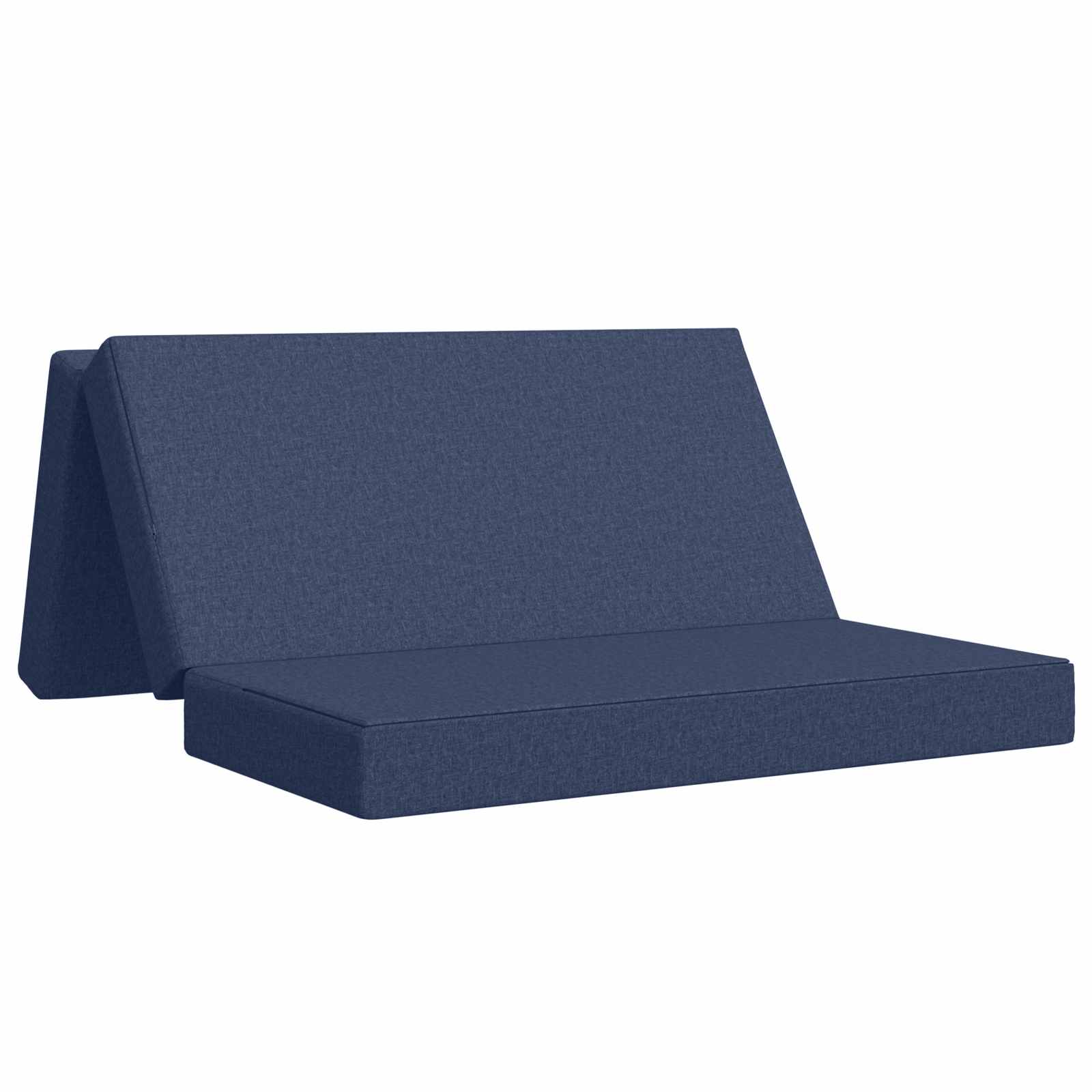 Sofa na razvlačenje 120 x 67 x 45 cm Plava