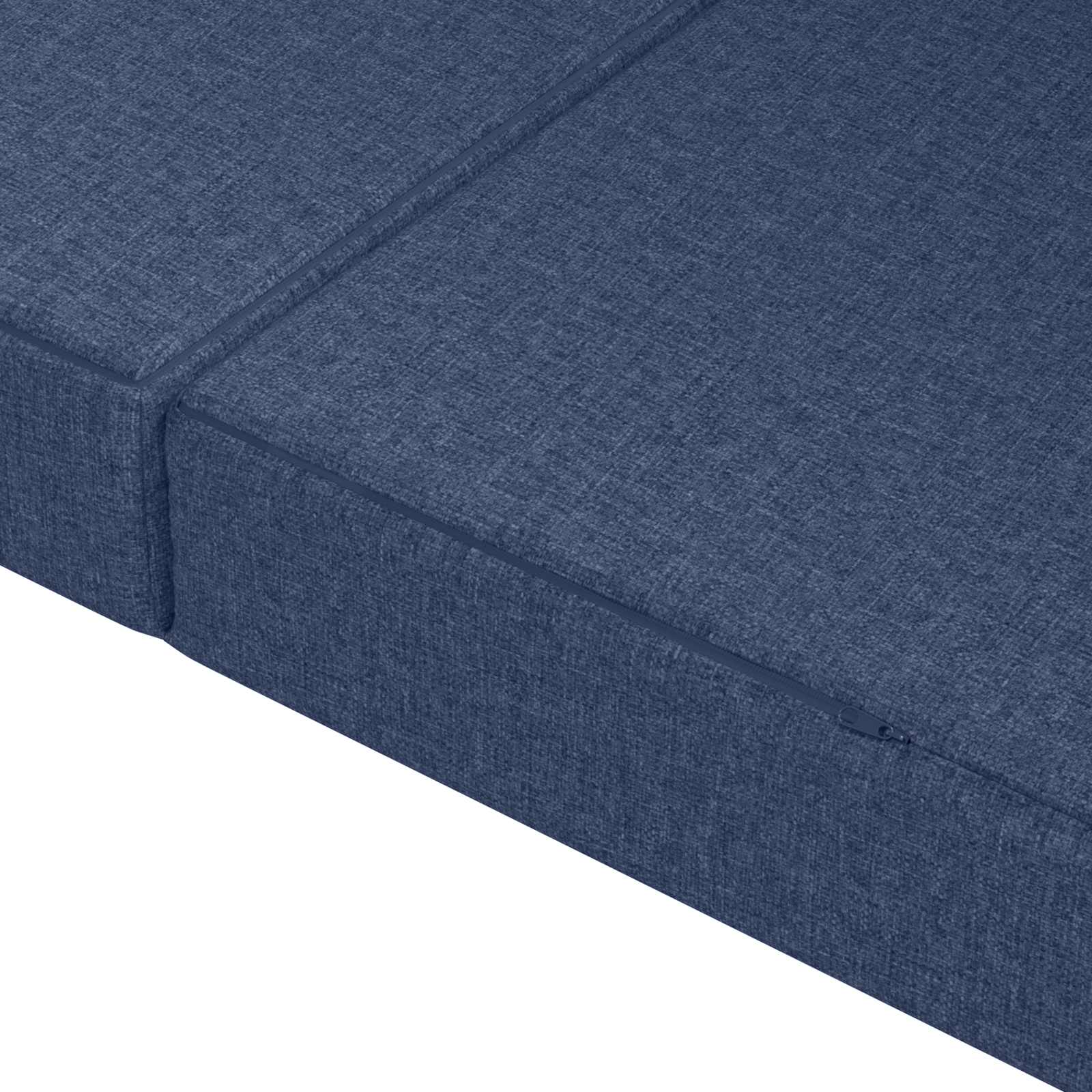 Sofa na razvlačenje 140 x 67 x 45 cm Plava