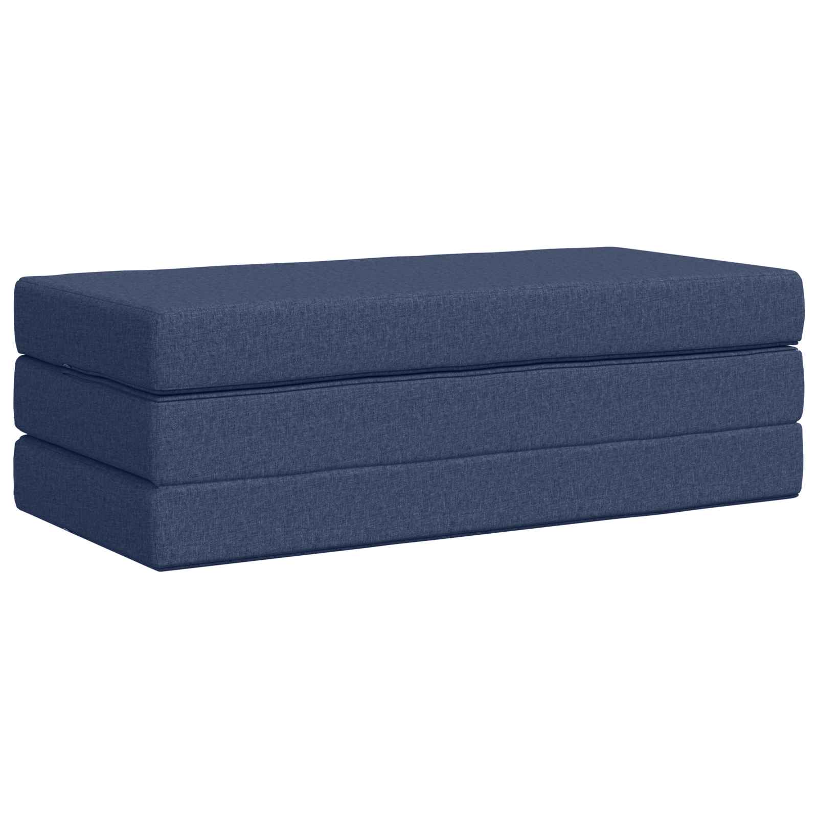 Sofa na razvlačenje 140 x 67 x 45 cm Plava