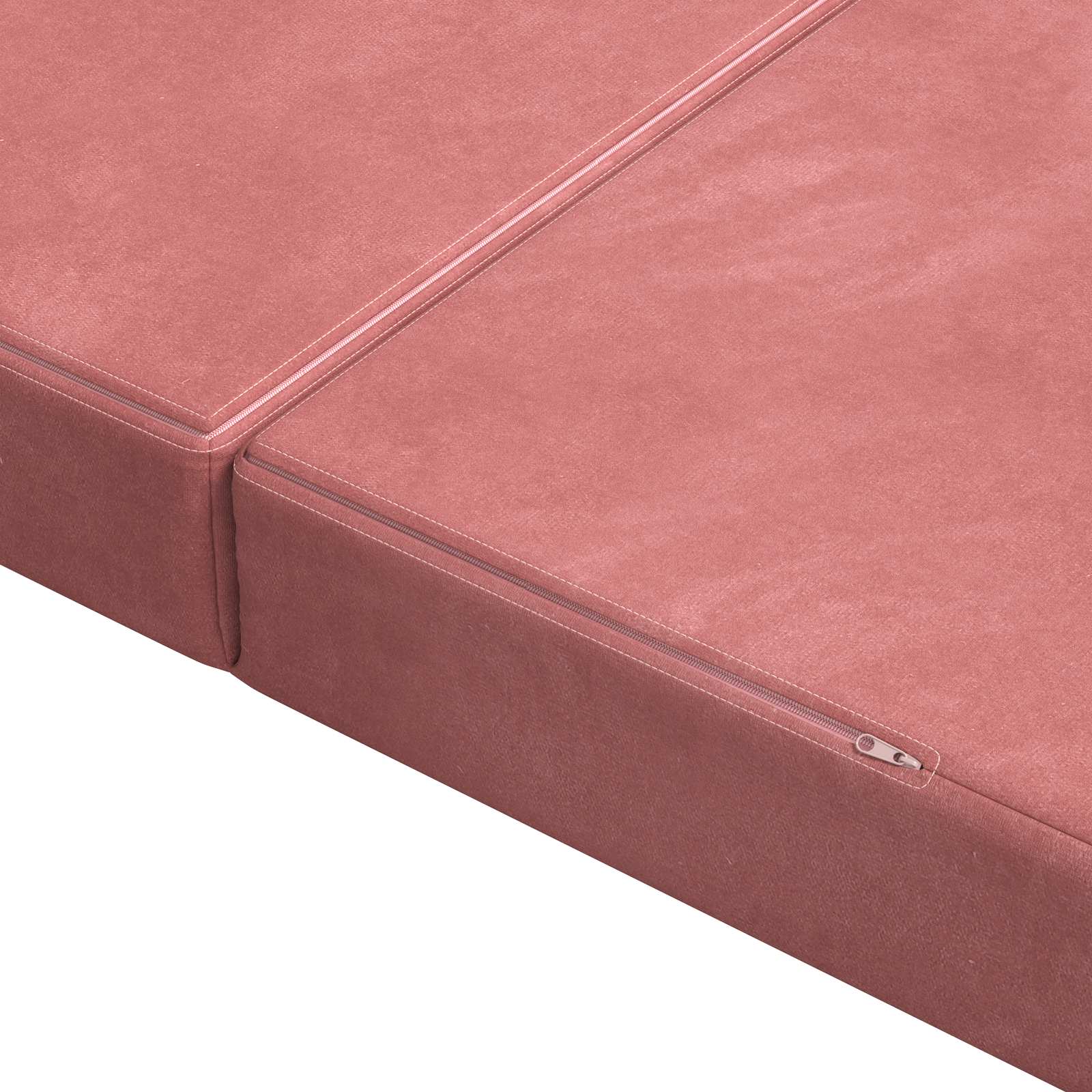 Sofa na razvlačenje 140 x 67 x 45 cm Ružičasta