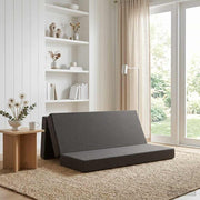 Sofa na razvlačenje 180 x 67 x 45 cm Tamnosiva