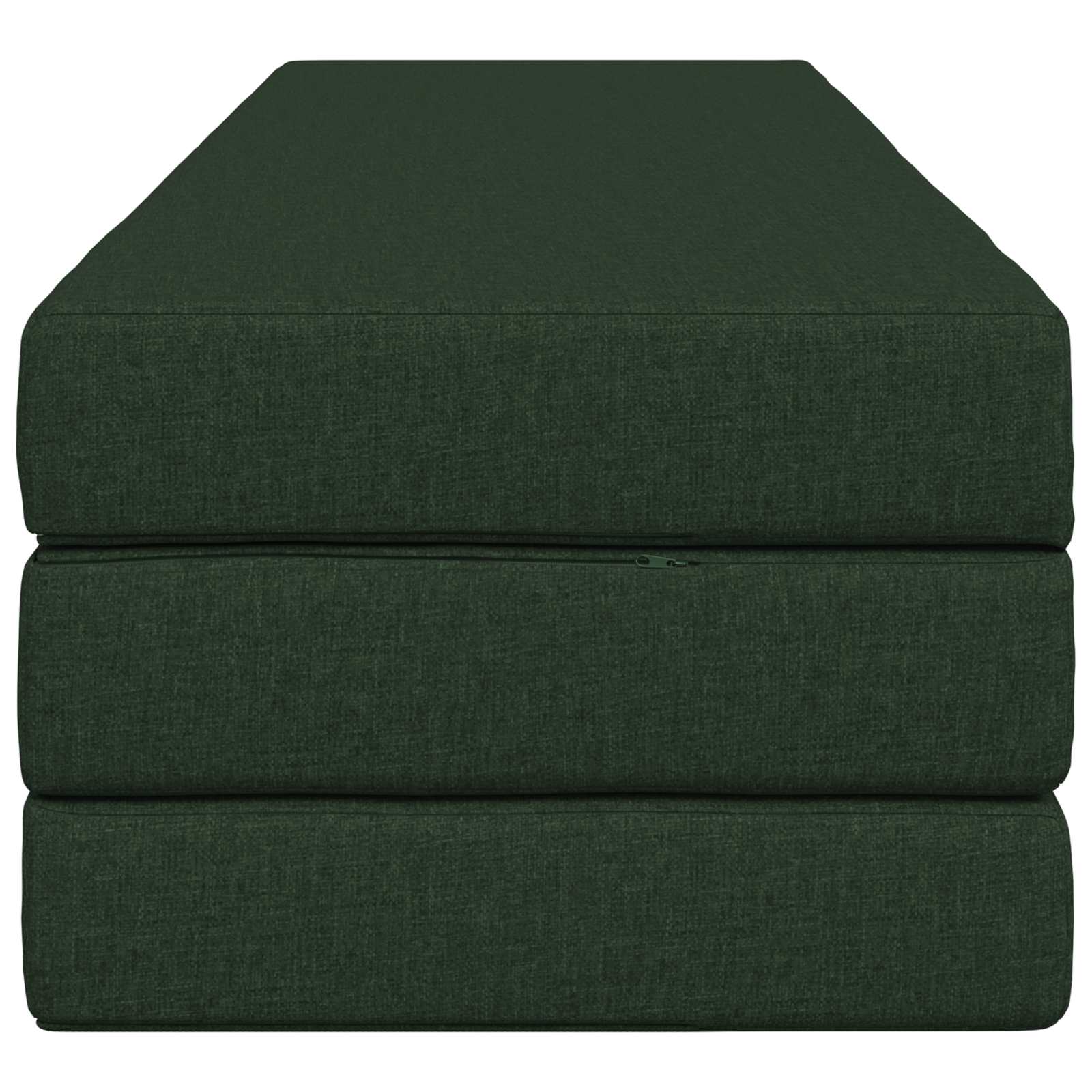 Sofa na razvlačenje 180 x 67 x 45 cm Tamnozelena
