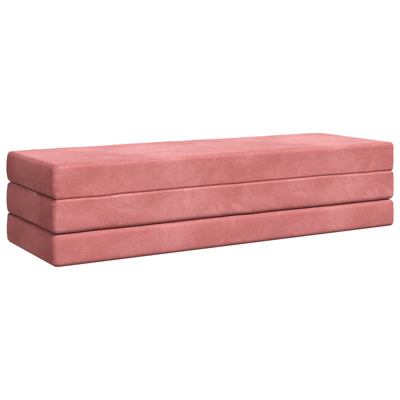 Sofa na razvlačenje 180 x 67 x 45 cm Ružičasta
