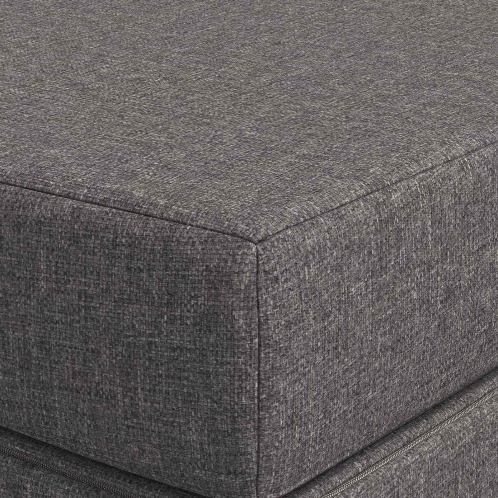 Sofa na razvlačenje 200 x 67 x 45 cm Svjetlosiva
