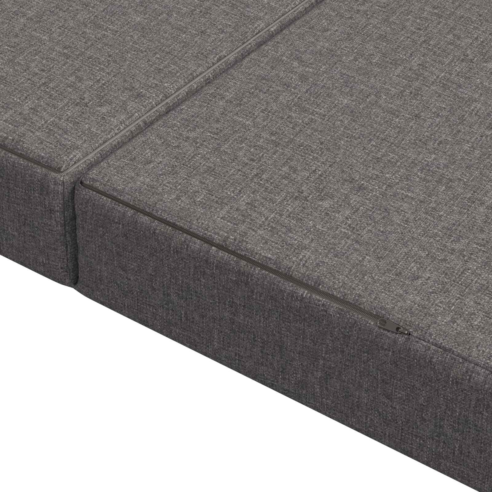 Sofa na razvlačenje 200 x 67 x 45 cm Svjetlosiva