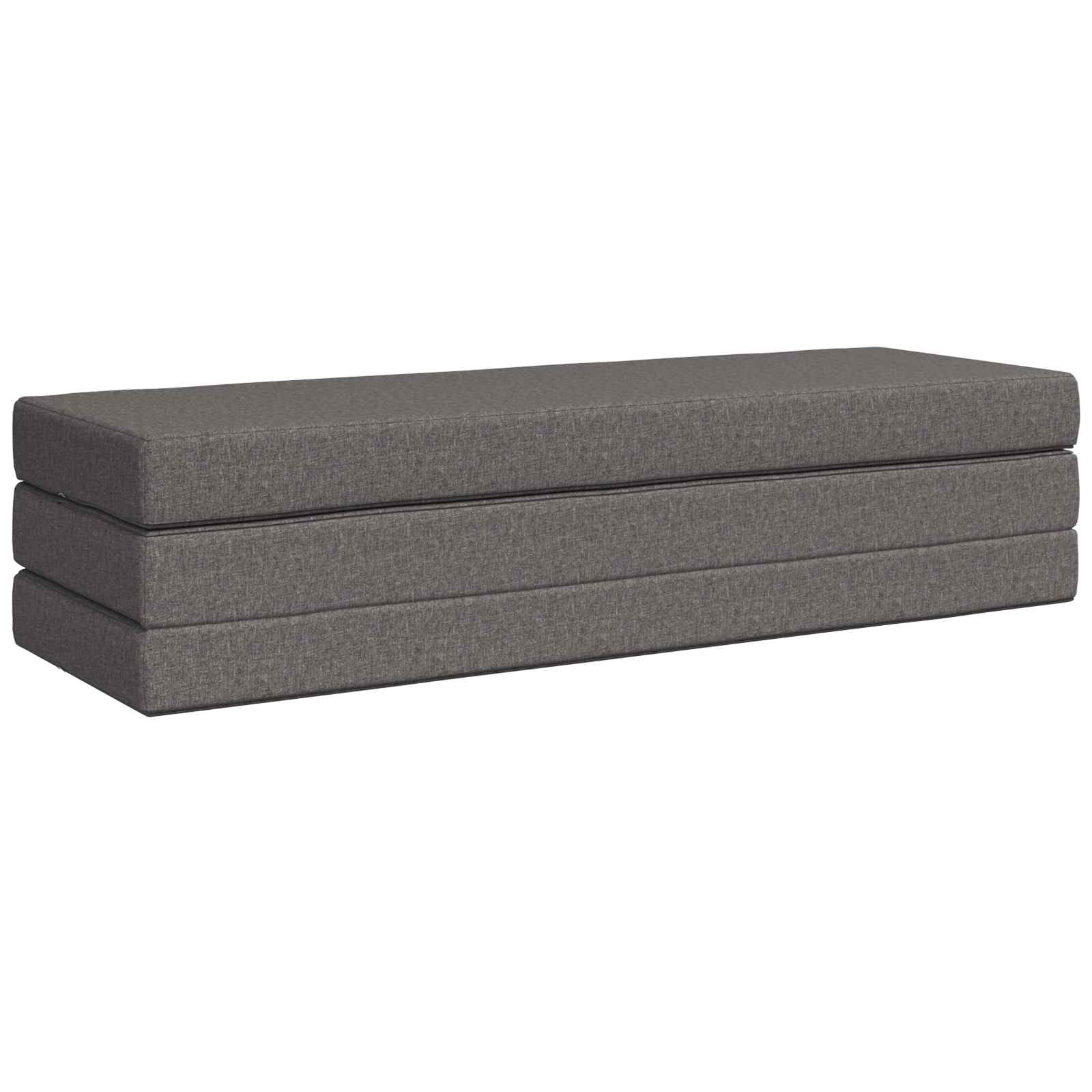 Sofa na razvlačenje 200 x 67 x 45 cm Svjetlosiva