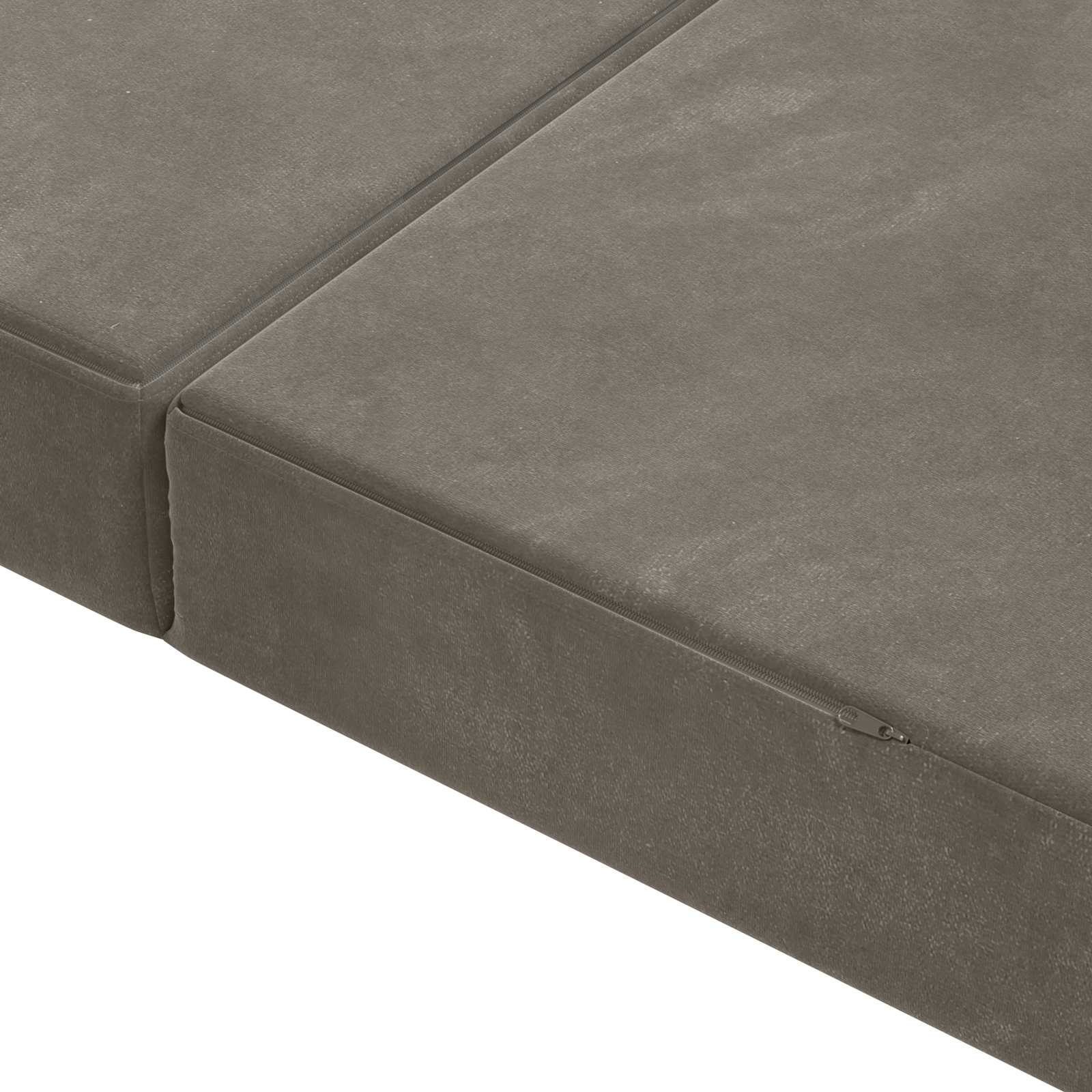 Sofa na razvlačenje 200 x 67 x 45 cm Svjetlosiva