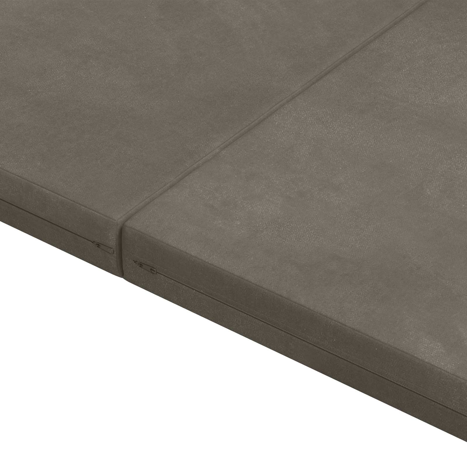 Sofa na razvlačenje 140 x 67 x 45 cm Svjetlosiva