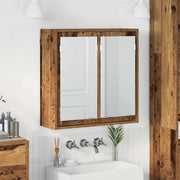 Kupaonski ormar s ogledalom Zidne Staro drvo 60 x 20 x 60 cm