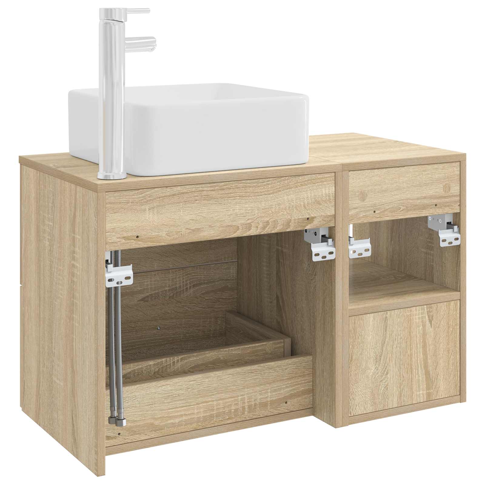 Set namještaja za kupaonicu 2 pcs Hrast sonoma