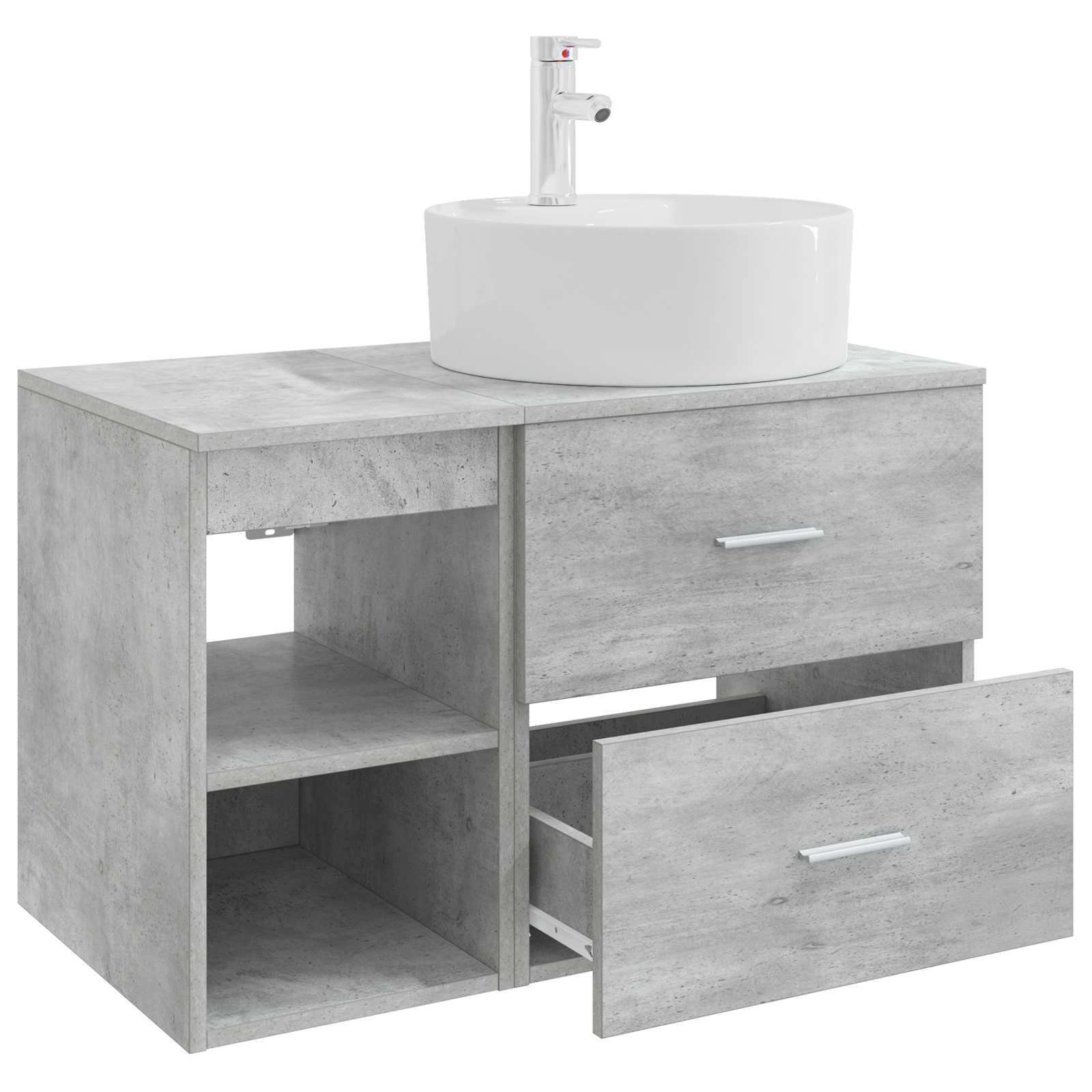 Set namještaja za kupaonicu 2 pcs Betonska siva