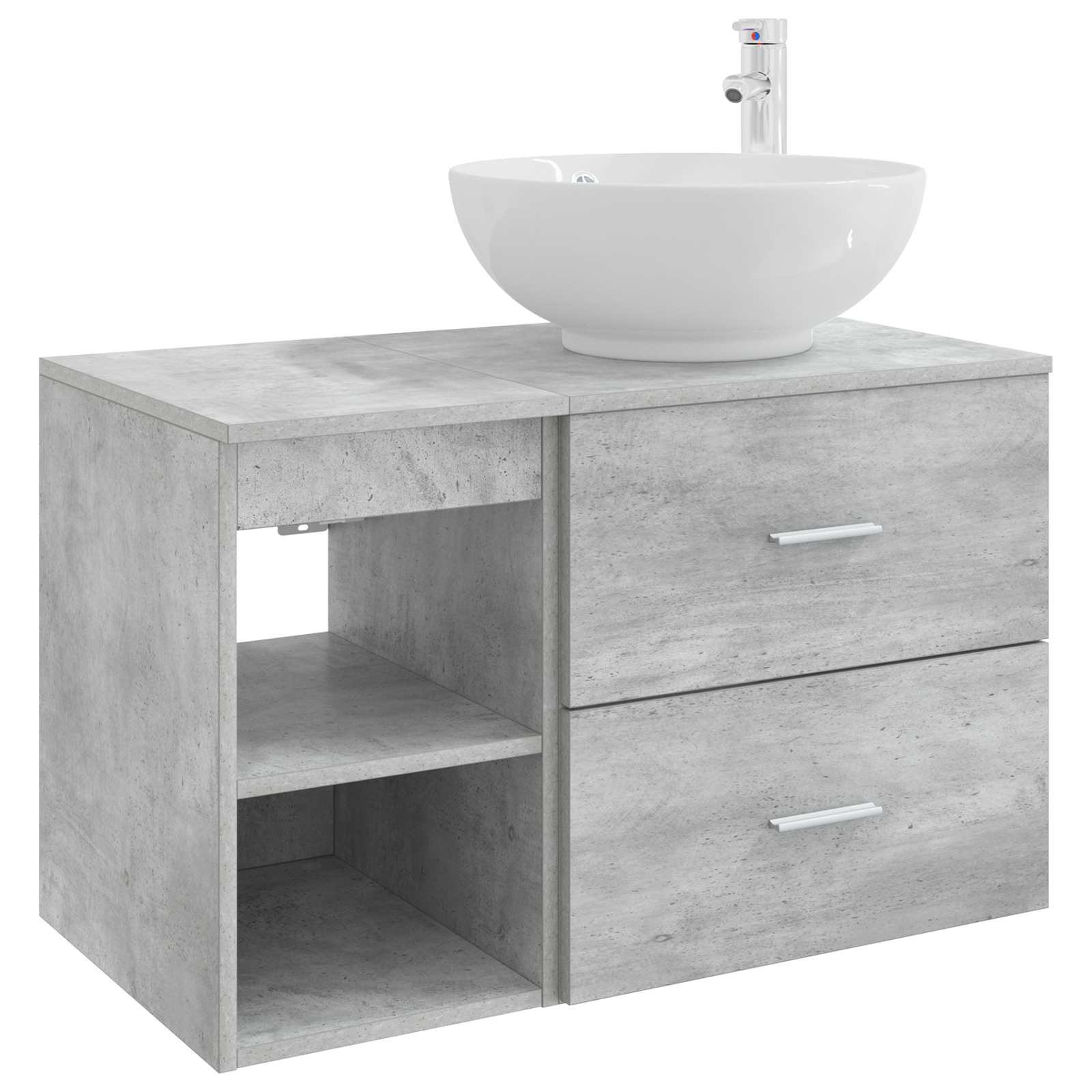 Set namještaja za kupaonicu 2 pcs Betonska siva