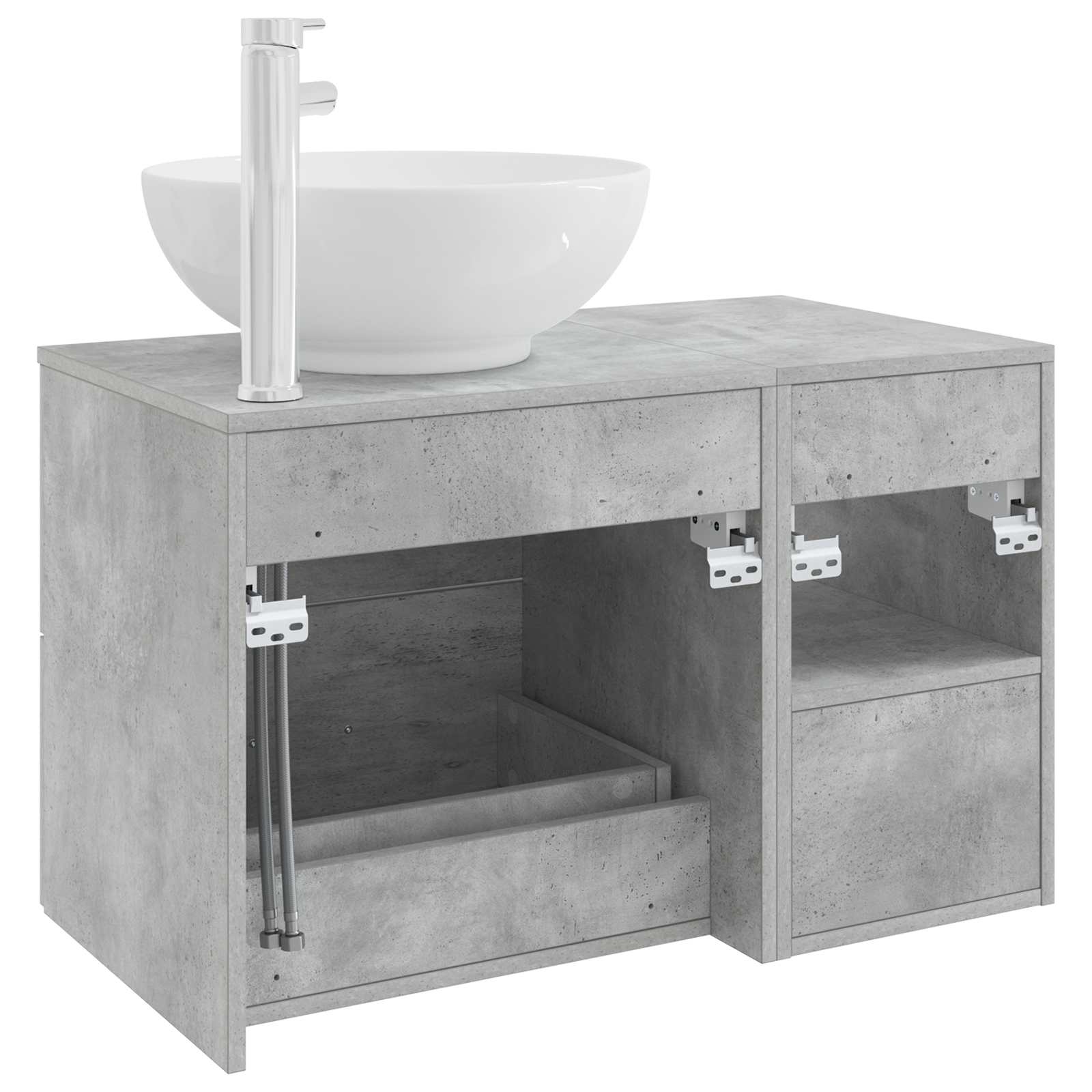 Set namještaja za kupaonicu 2 pcs Betonska siva