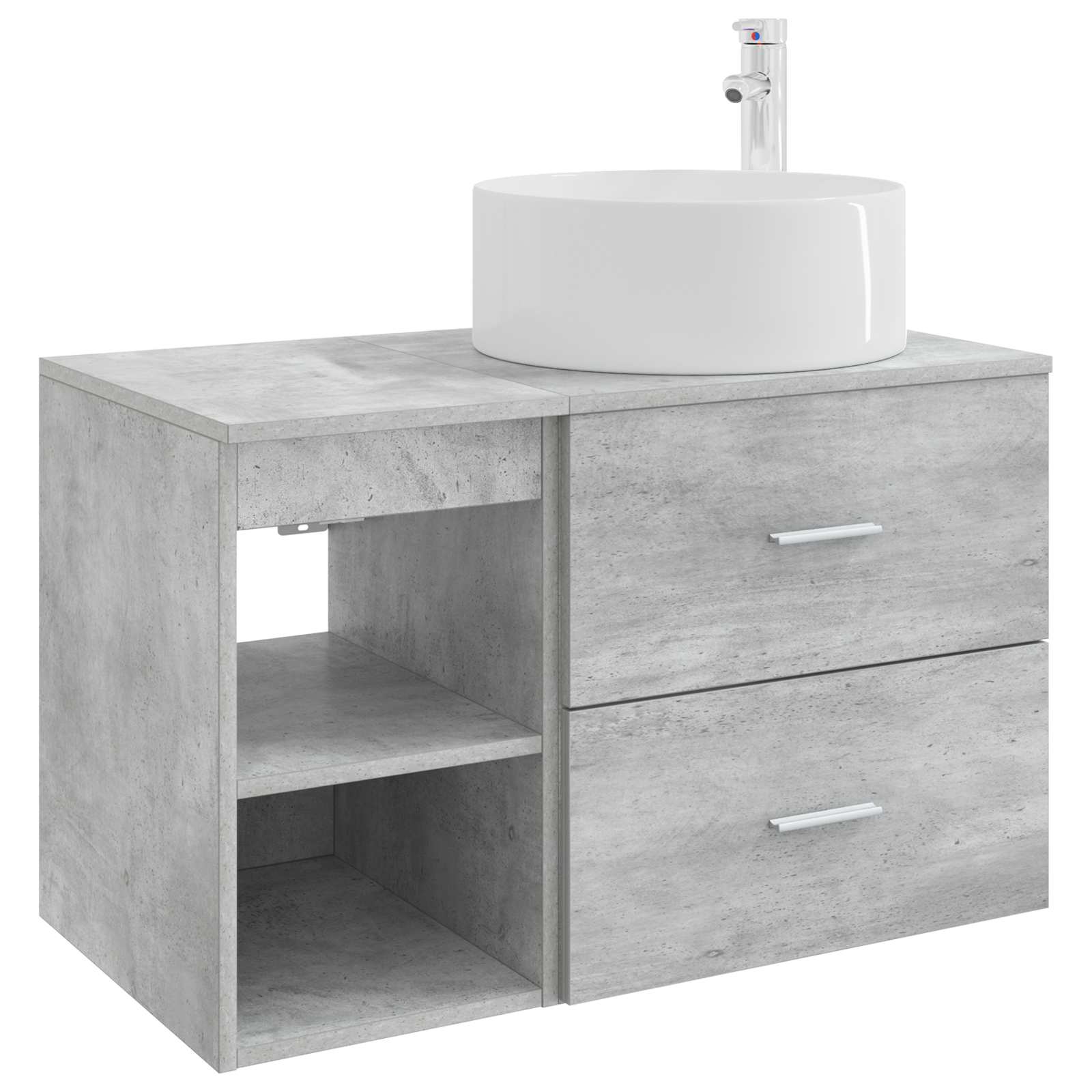 Set namještaja za kupaonicu 2 pcs Betonska siva