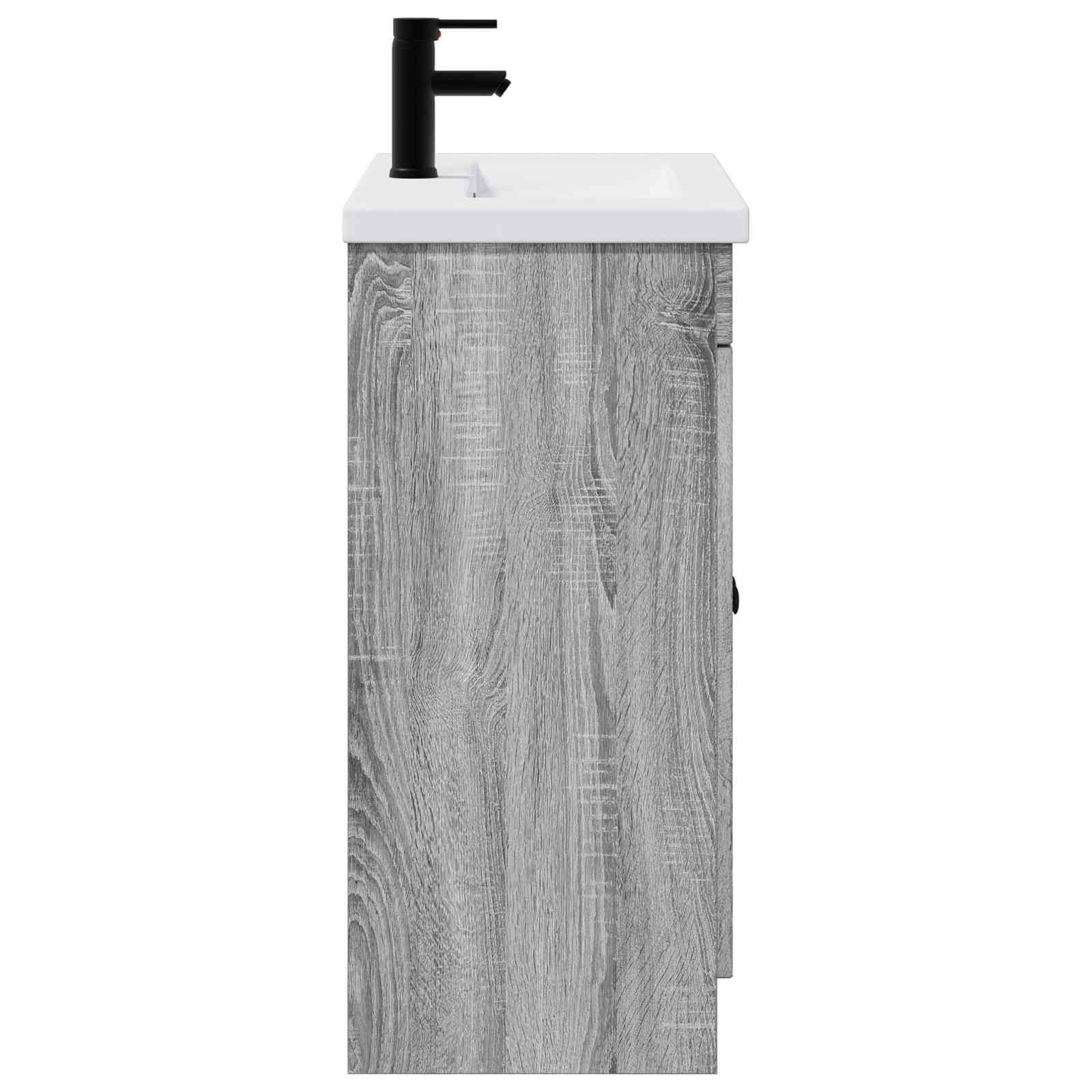 Set namještaja za kupaonicu Siva Sonoma 56 x 37,5 x 81 cm