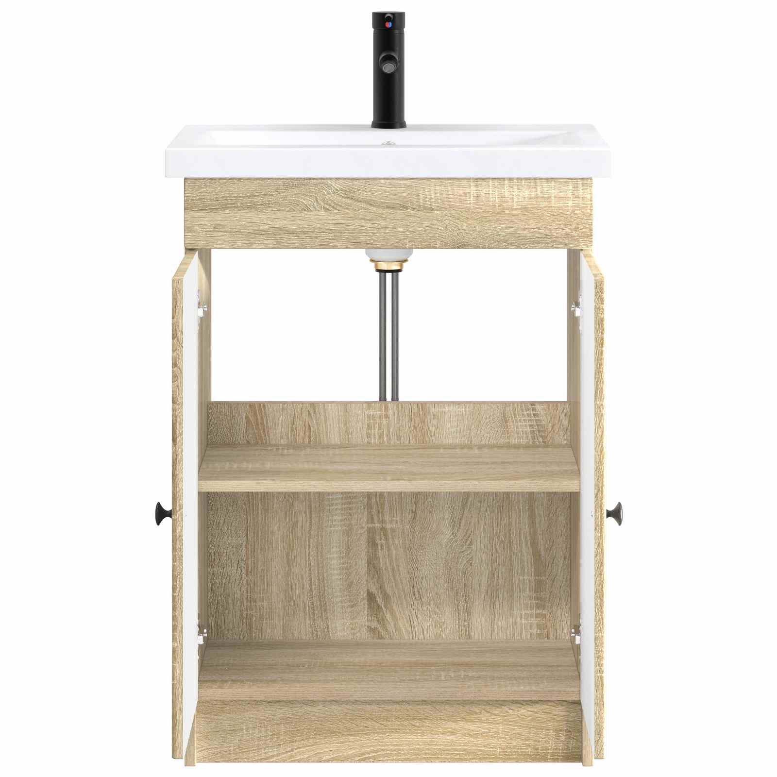 Set namještaja za kupaonicu Hrast sonoma 56 x 37,5 x 81 cm
