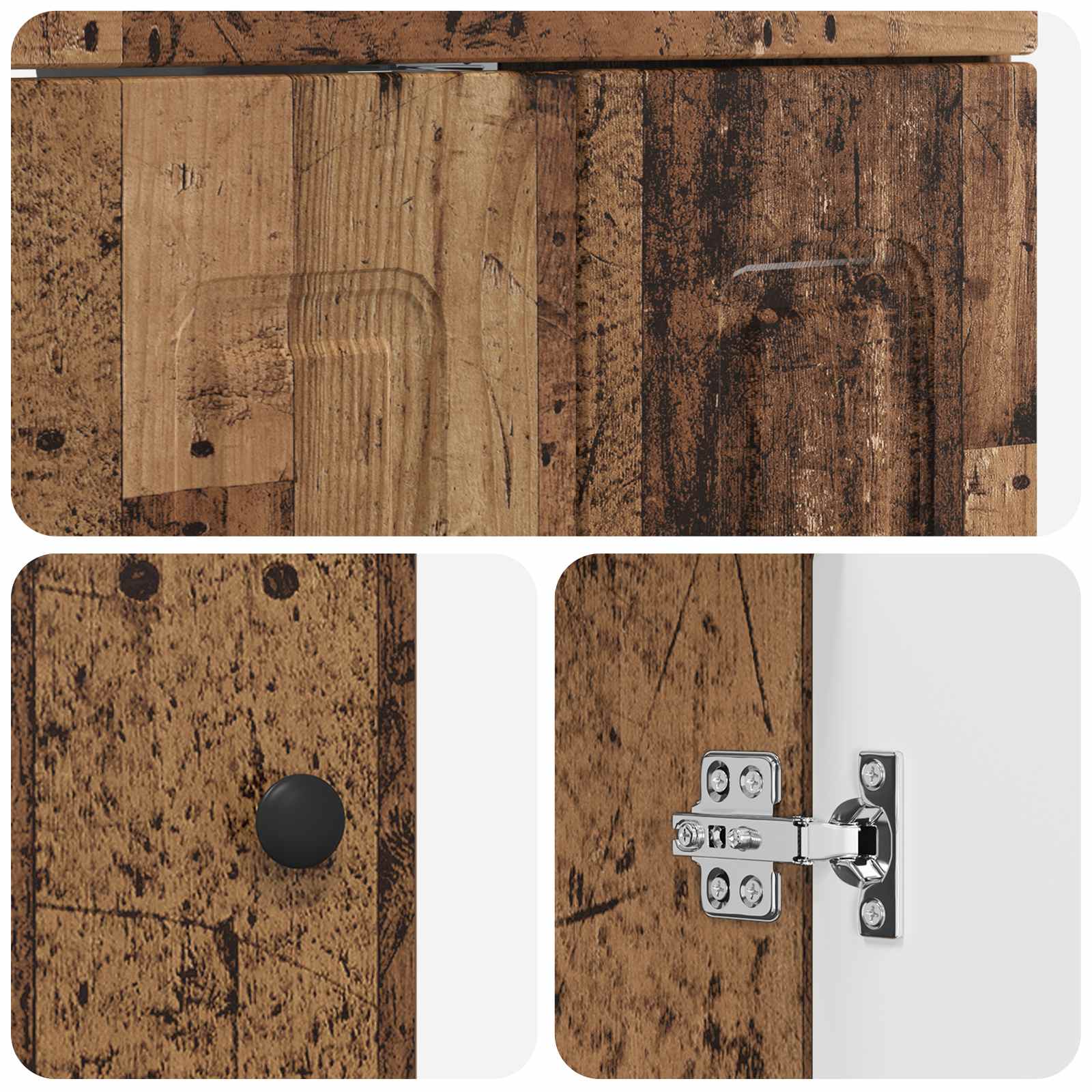 Set namještaja za kupaonicu Staro drvo 78,5 x 37,5 x 81 cm