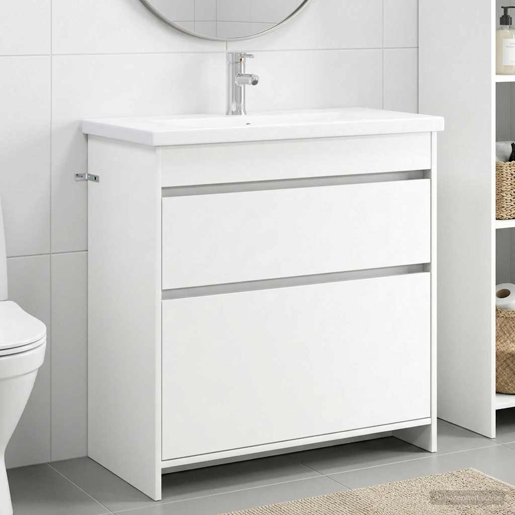 Set namještaja za kupaonicu Bijela 81 x 40 x 84,5 cm