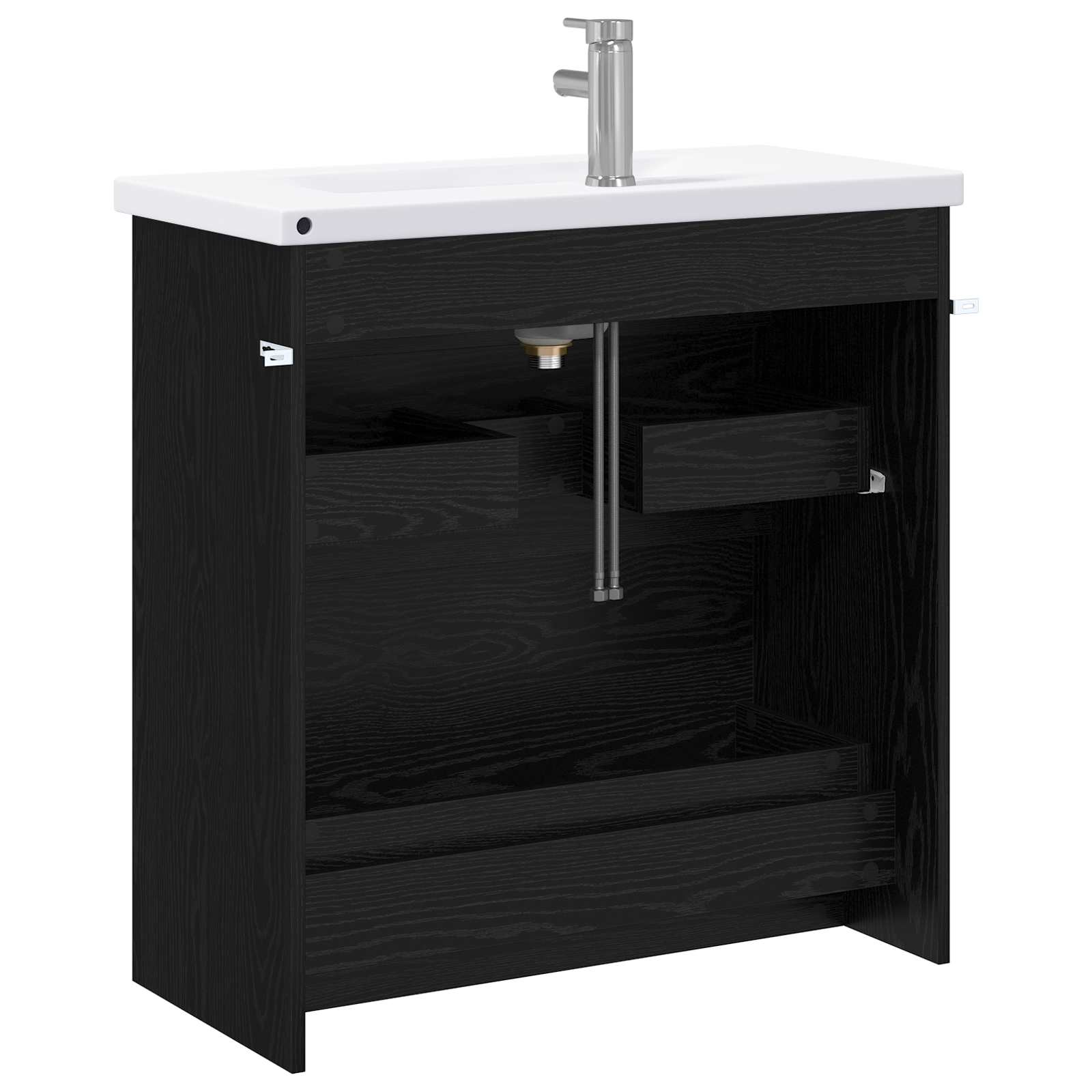 Set namještaja za kupaonicu Crni hrast 81 x 40 x 84,5 cm