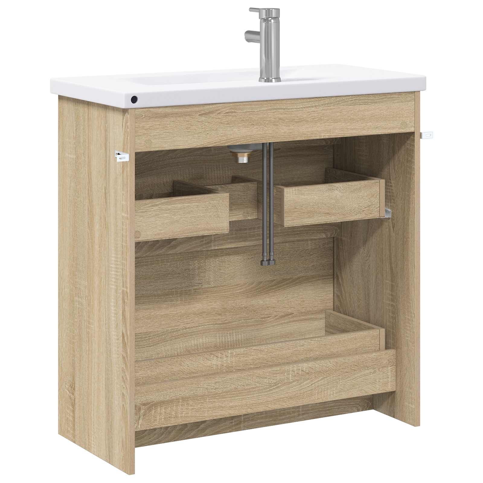 Set namještaja za kupaonicu Hrast sonoma 81 x 40 x 84,5 cm
