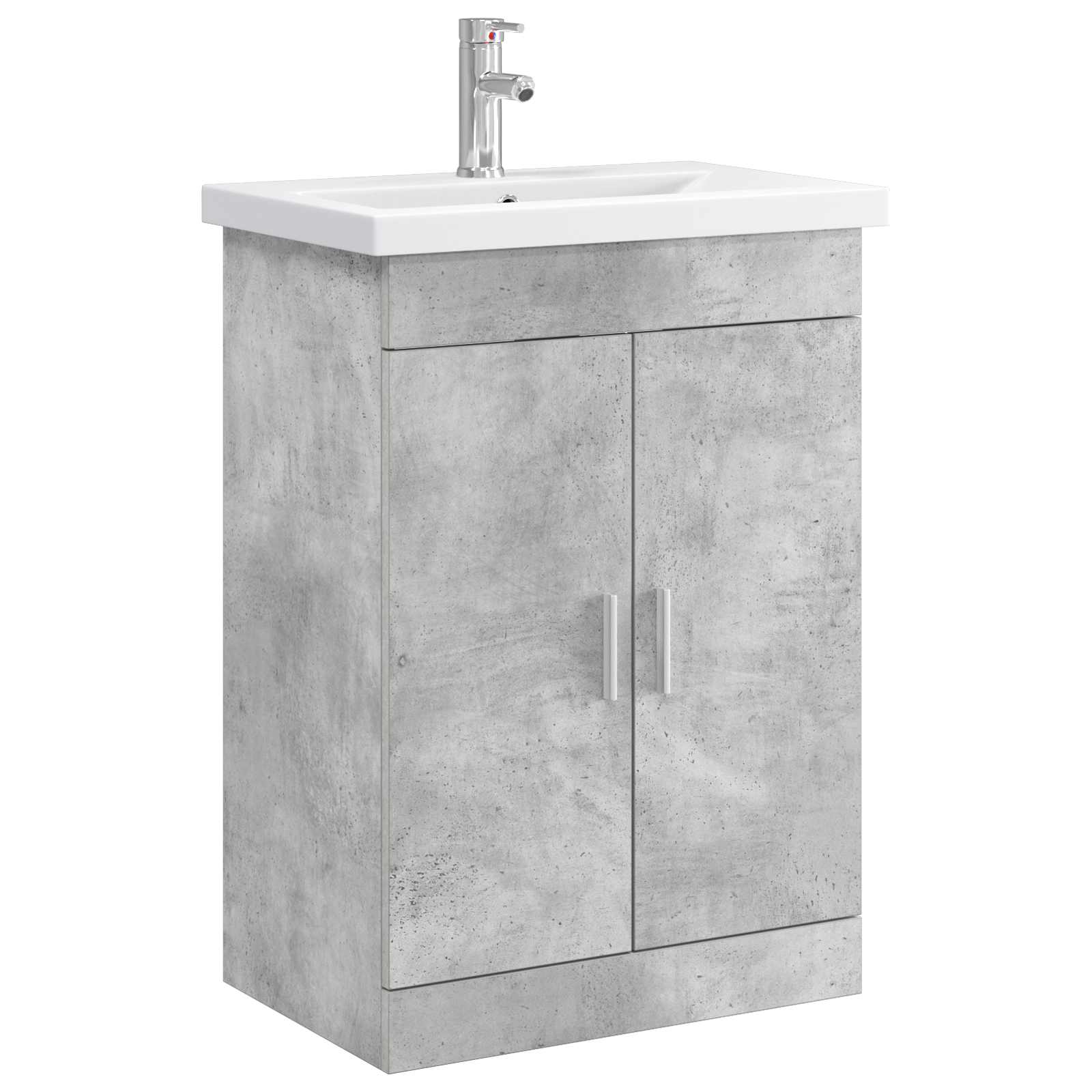 Set namještaja za kupaonicu Betonska siva 61 x 40 x 84,5 cm