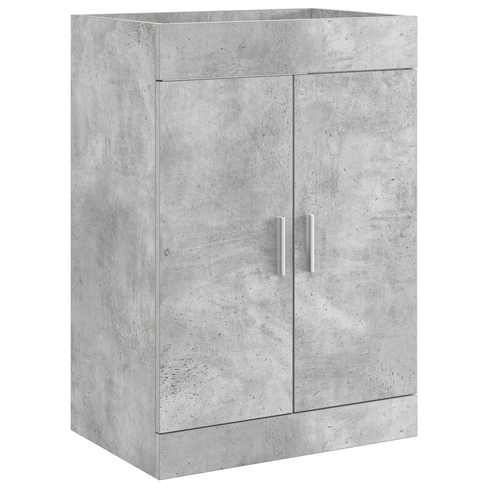 Set namještaja za kupaonicu Betonska siva 61 x 40 x 84,5 cm