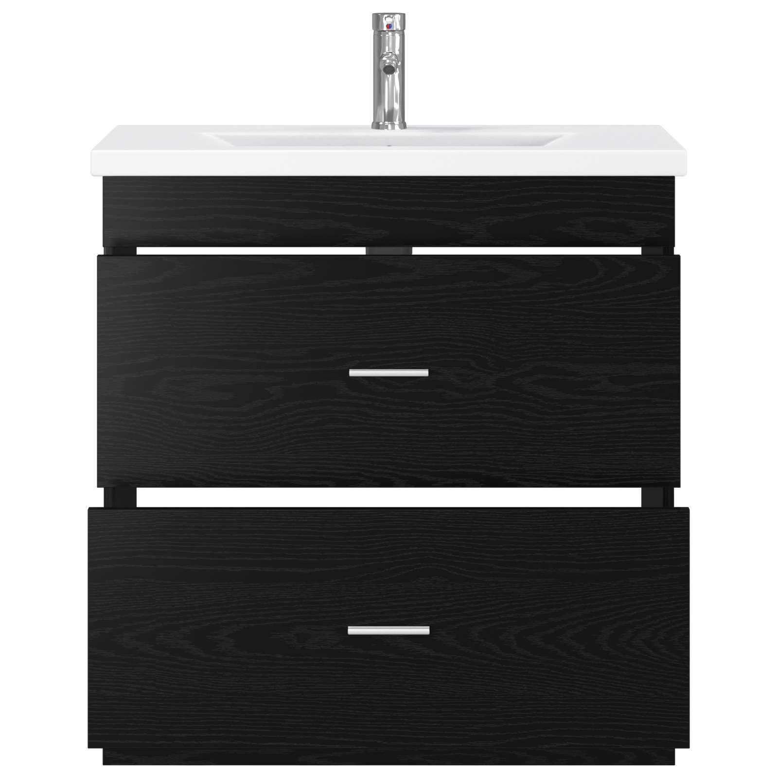 Set namještaja za kupaonicu Crni hrast 81 x 40 x 84,5 cm