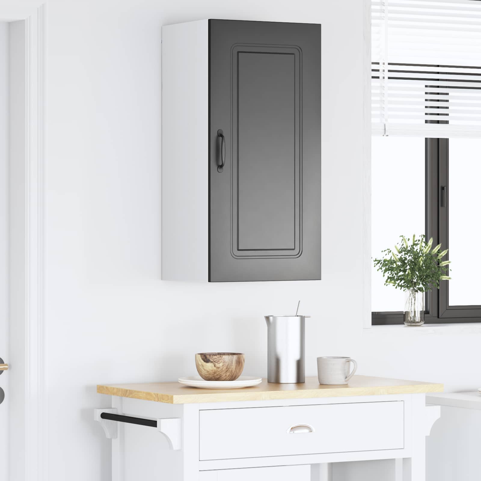 Ploča za perilicu posuđa Kalmar Crna 40 x 31 x 80 cm