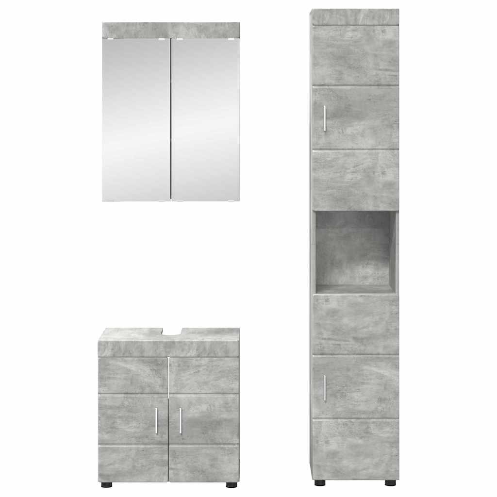 Set namještaja za kupaonicu TULUM 3 pcs Betonski sivi