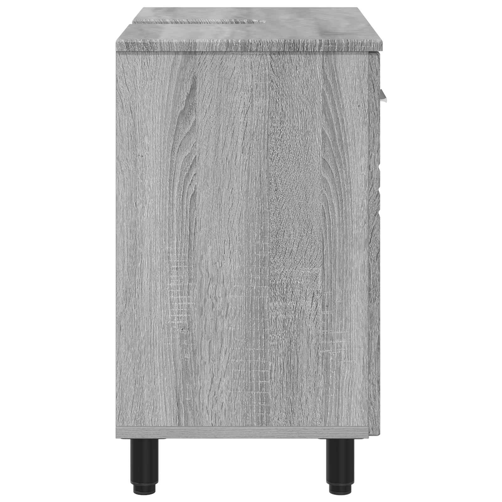 Toaletna jedinica Siva Sonoma 60 x 35 x 60 cm Konstruirano drvo