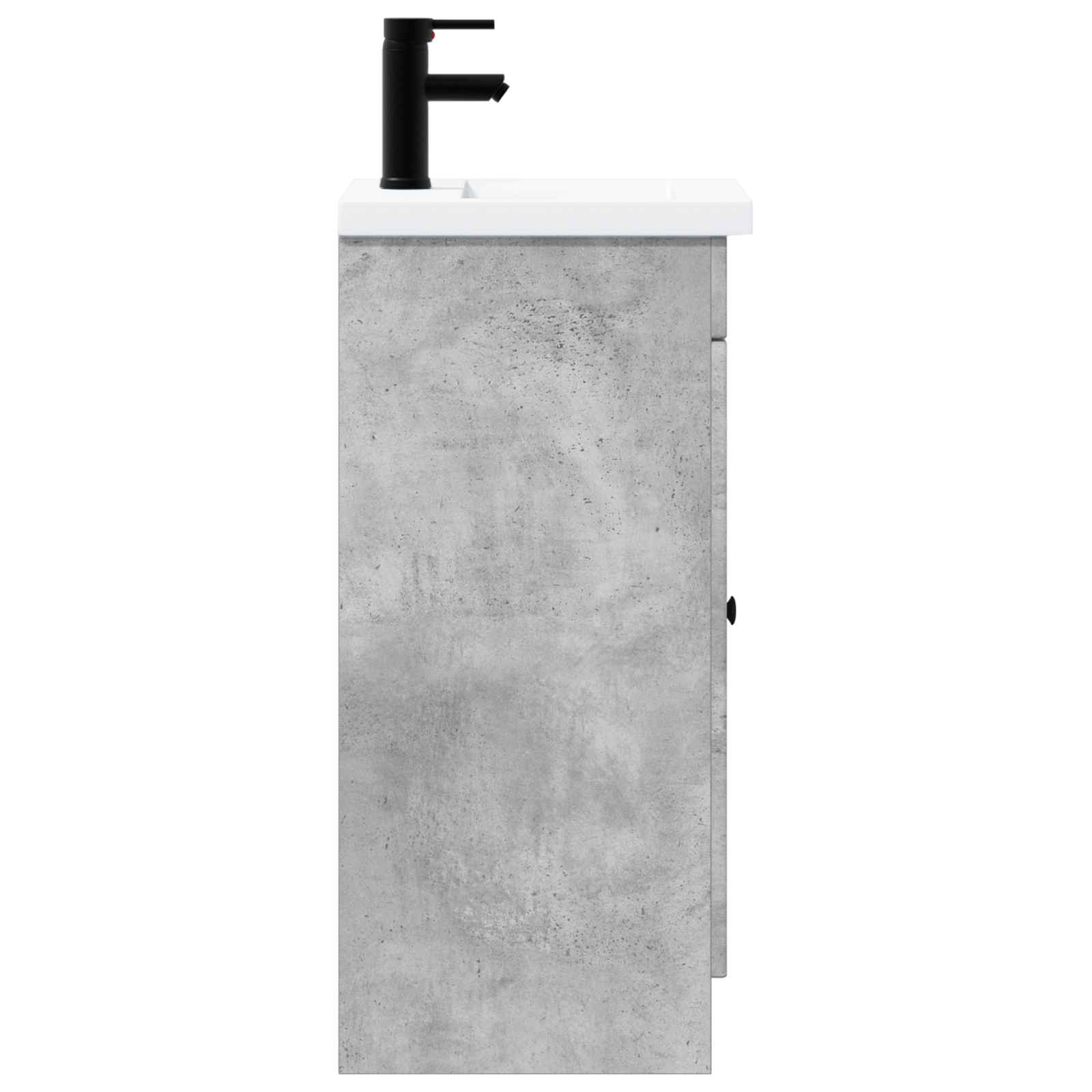 Kupaonski umivaonik s sudoperom Betonska siva 42 x 40 x 84,5 cm